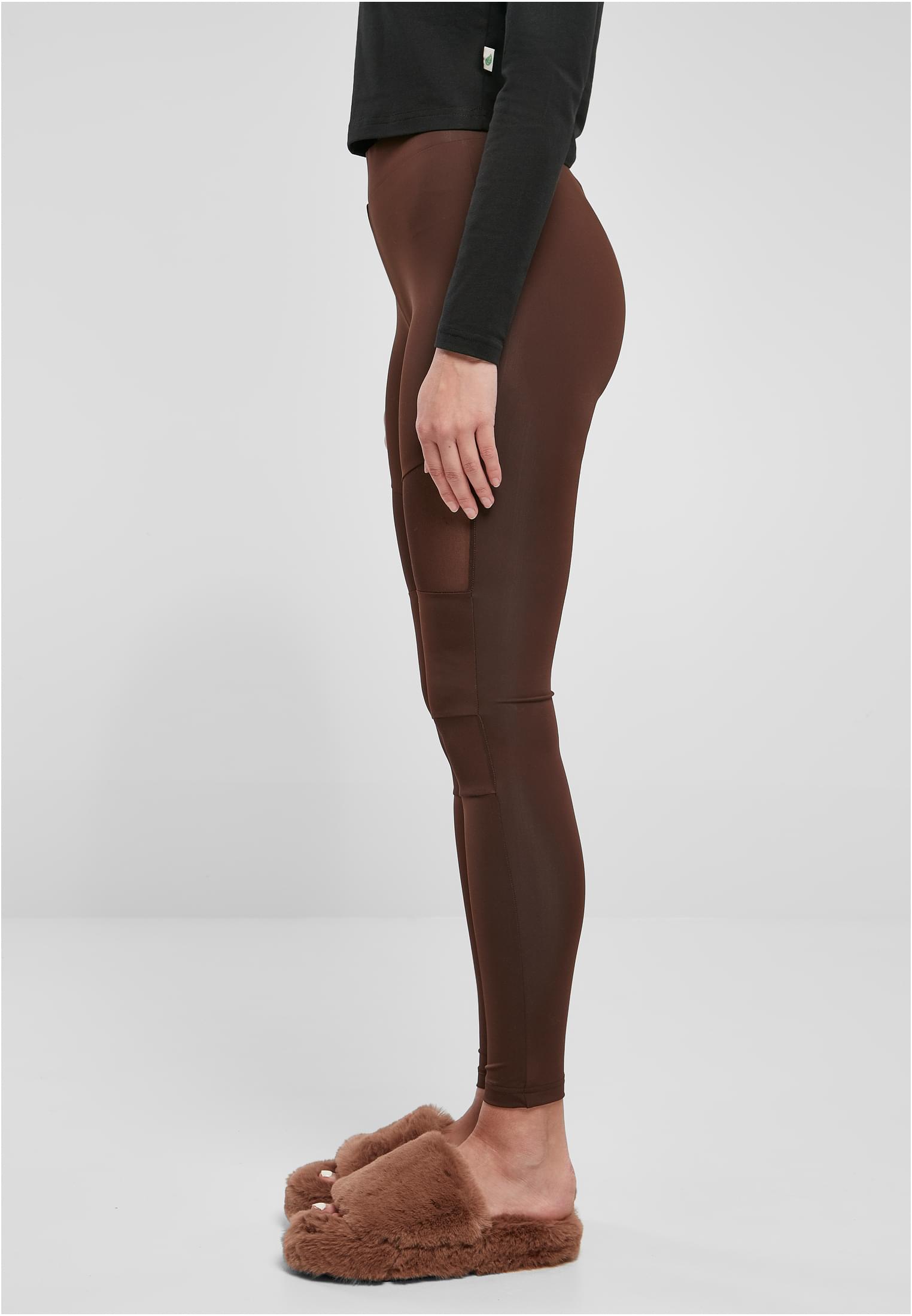 Ladies Tech Mesh Leggings brown 3XL - variant image 1