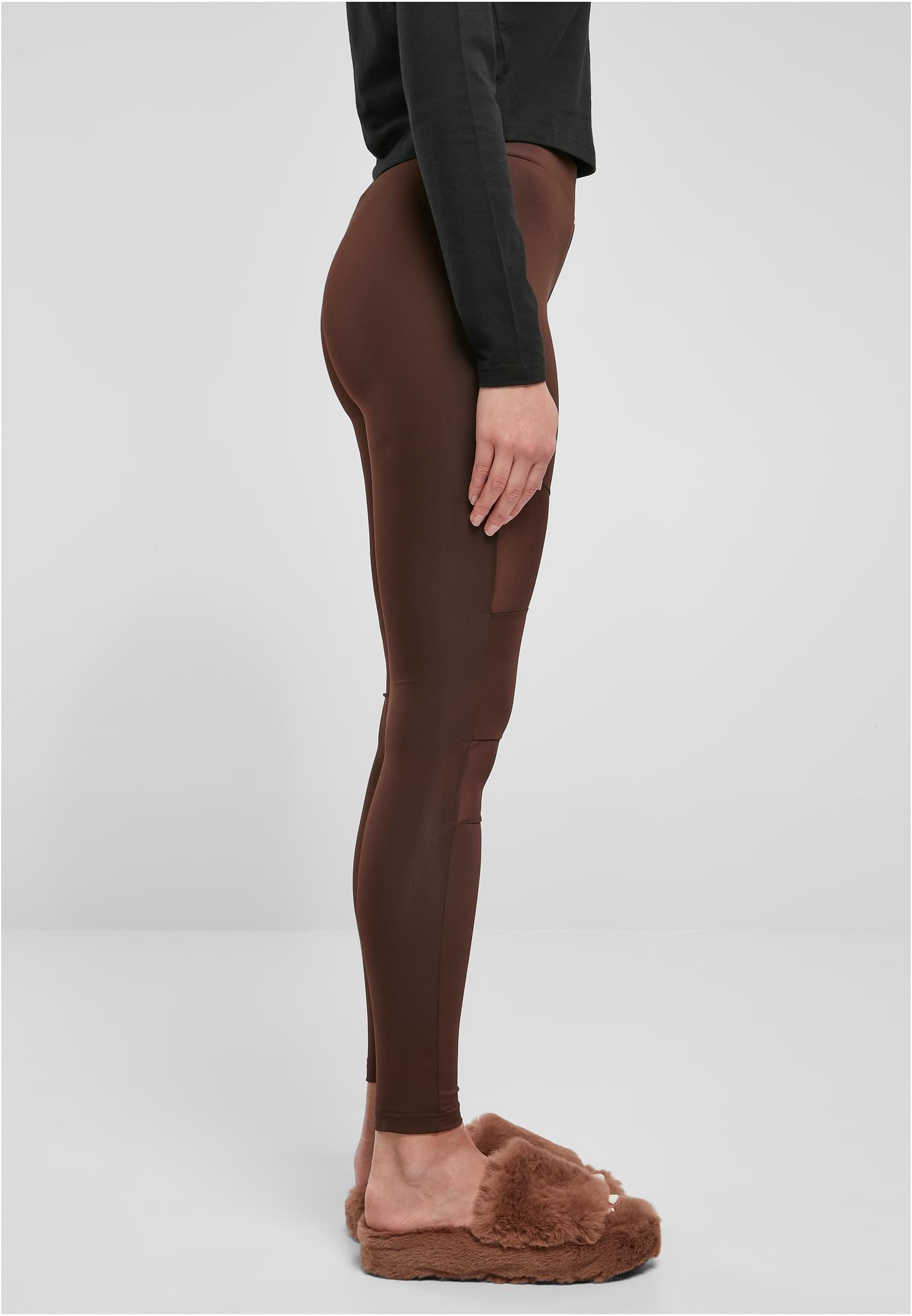 Ladies Tech Mesh Leggings brown 3XL - variant image 3