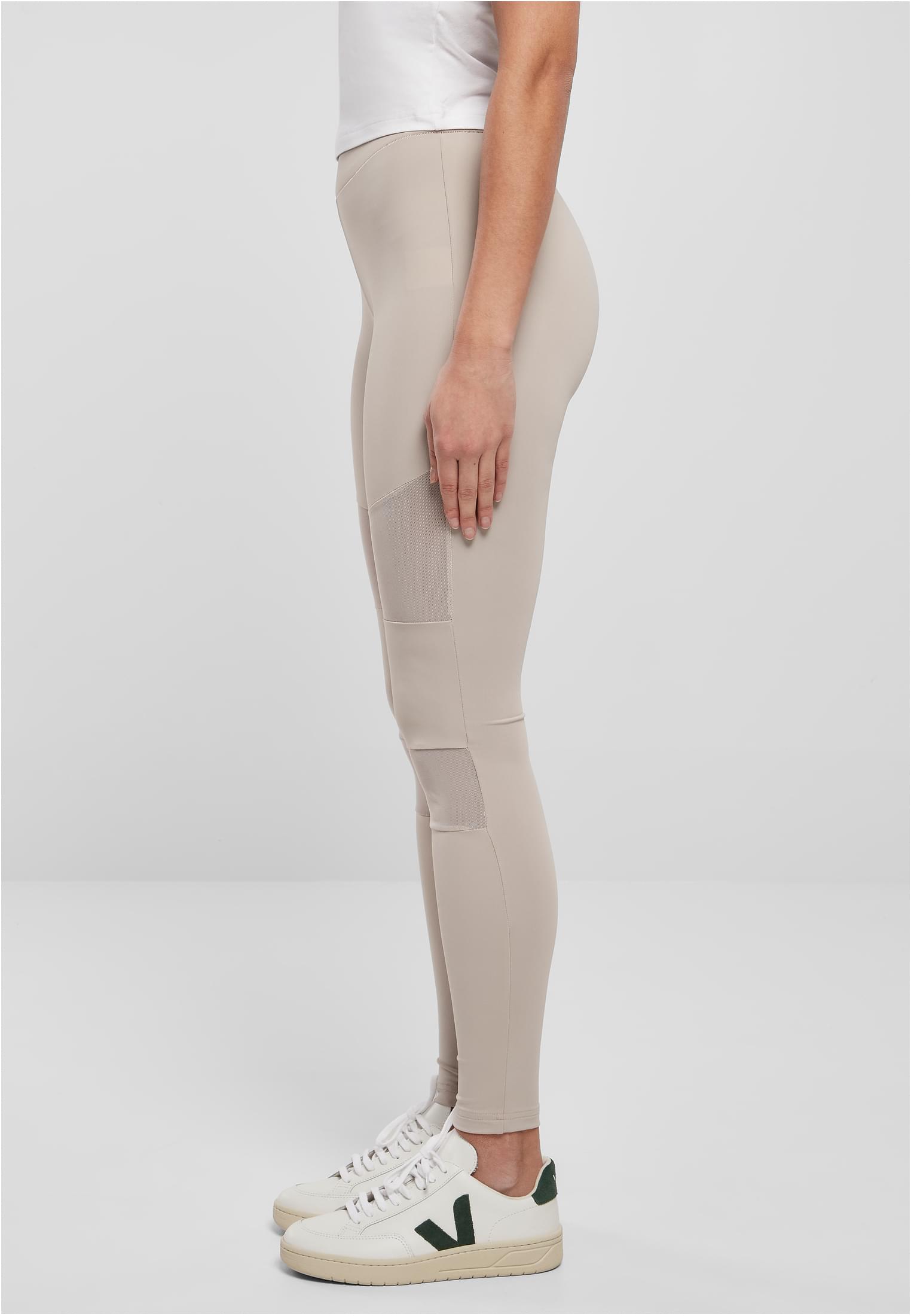 Ladies Tech Mesh Leggings warmgrey 3XL - variant image 1
