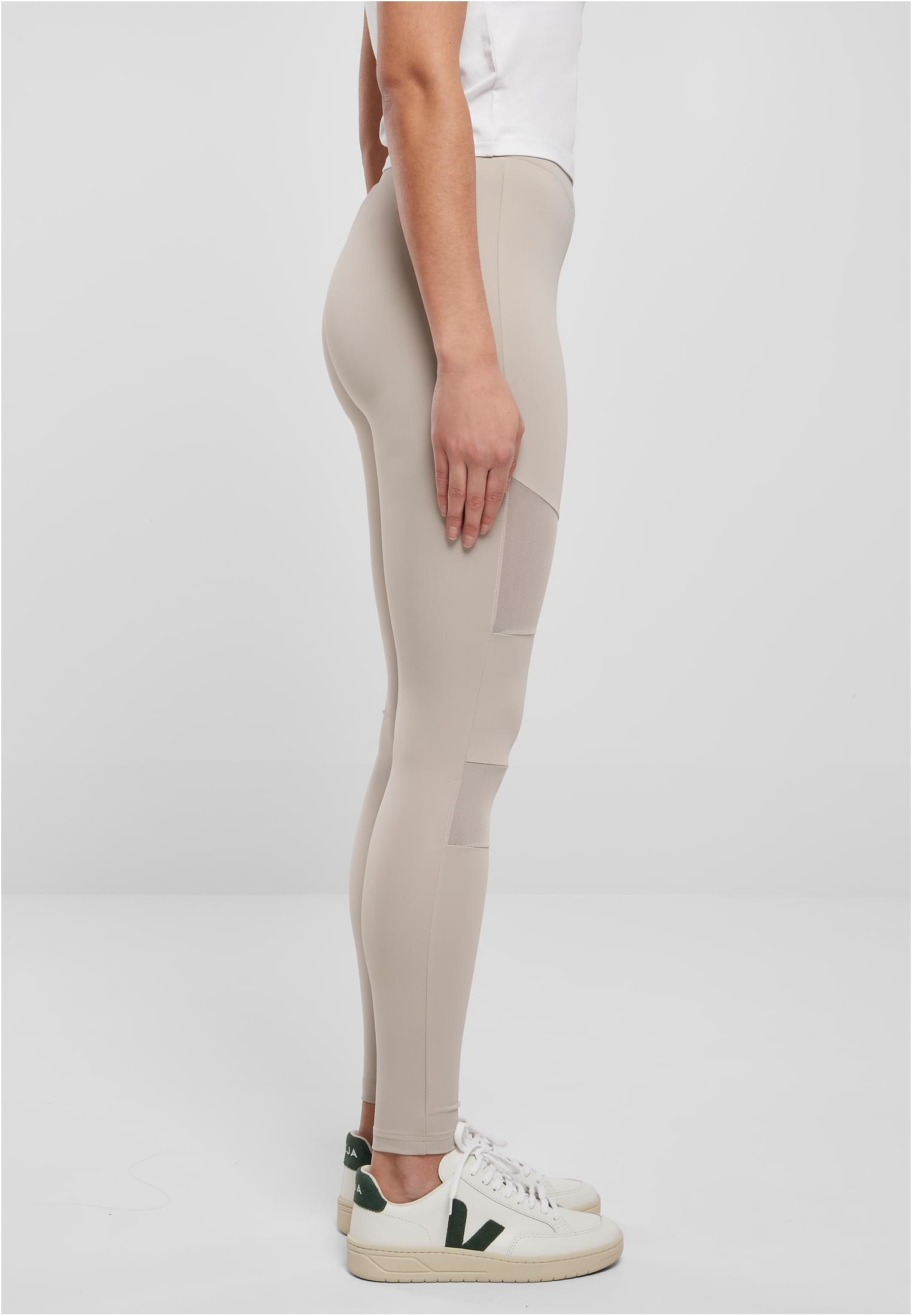 Ladies Tech Mesh Leggings warmgrey 3XL - variant image 3