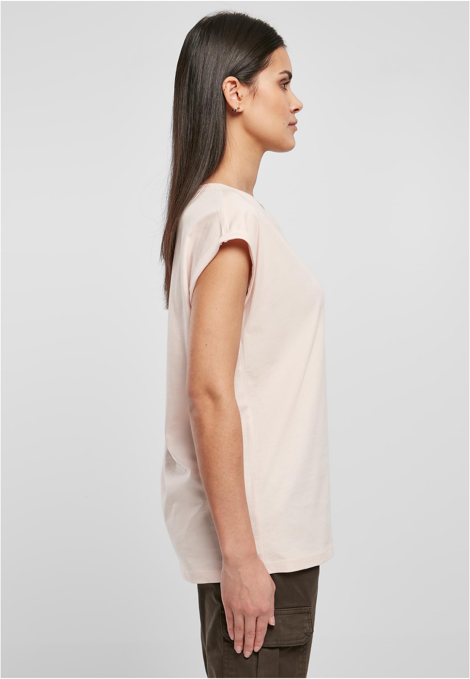 Dames T-shirt Longue Épaules Organique Étendu Rose 3XL
 - variant image 3