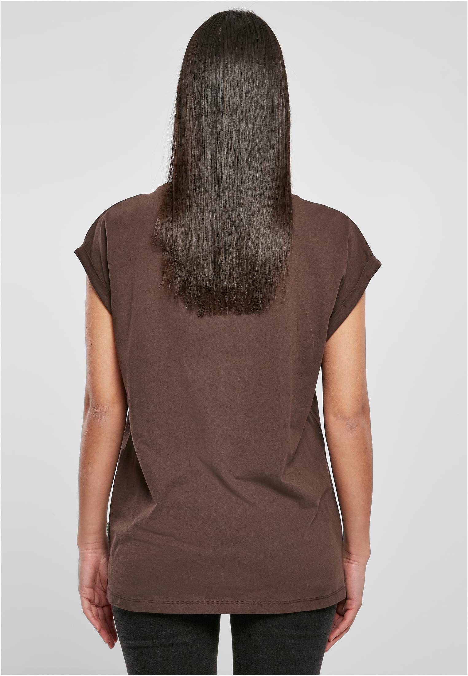 T-shirt Femme Organique Longue Épaules Marron 3XL
 - variant image 2