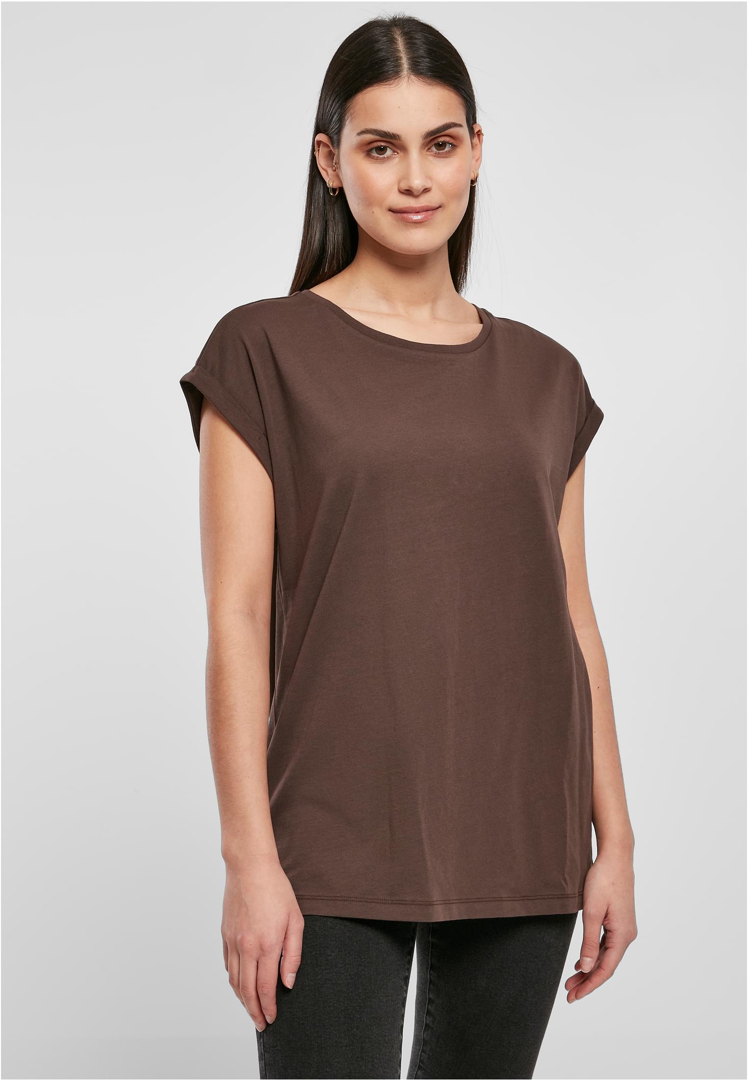 T-shirt Femme Organique Longue Épaules Marron 3XL
 - alternate variant 2