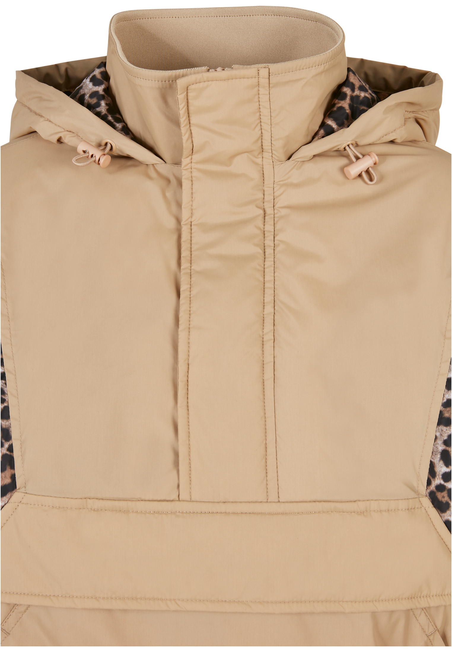 Ladies AOP Mixed Pull Over Jacket unionbeige/darkleo/w. 3XL - variant image 7