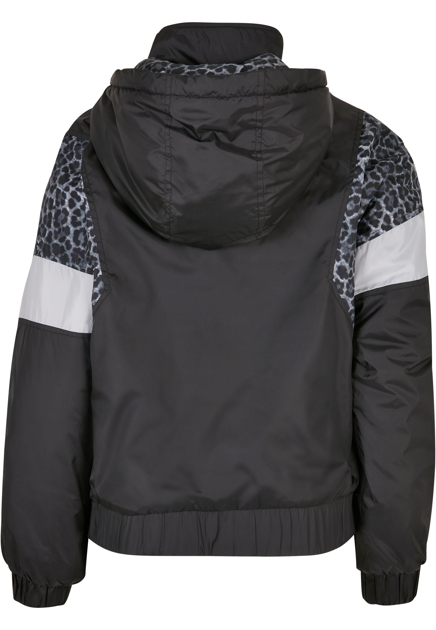 Ladies AOP Mixed Pull Over Jacket black/snowleo/lightasphalt 3XL - variant image 6