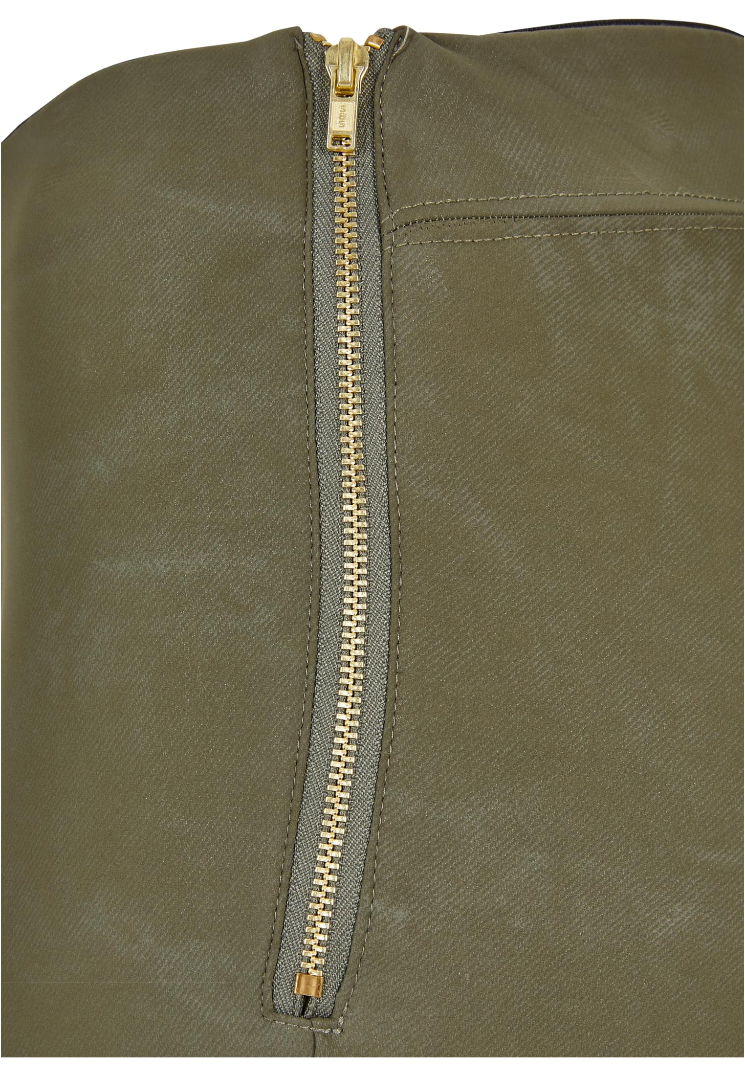 Ladies Washed Faux Leather Pants olive 3XL - variant image 9