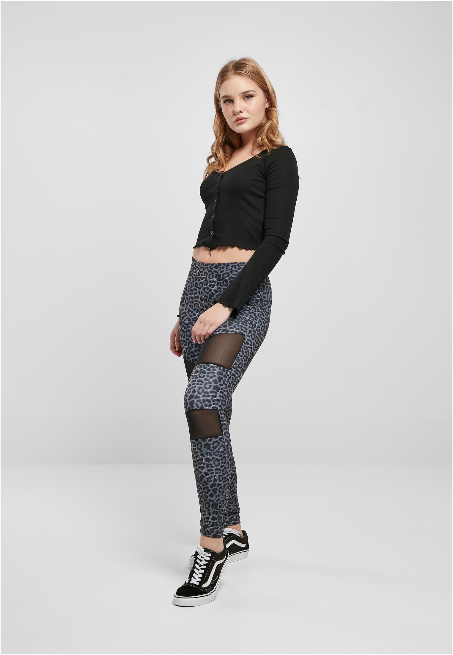 Ladies Tech Mesh AOP Leggings snowleo 3XL - variant image 4