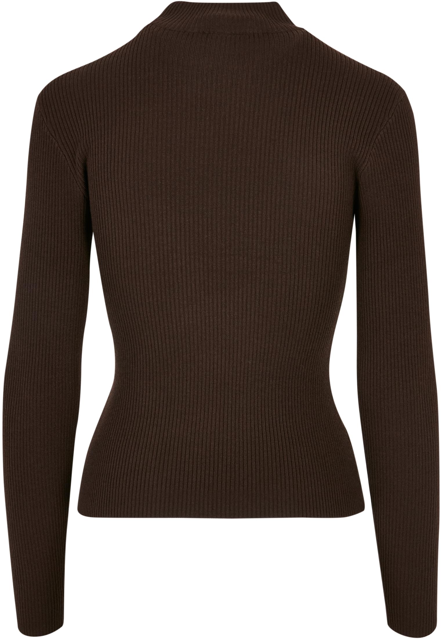 Ladies Rib Knit Turtelneck Sweater brown 3XL - variant image 6