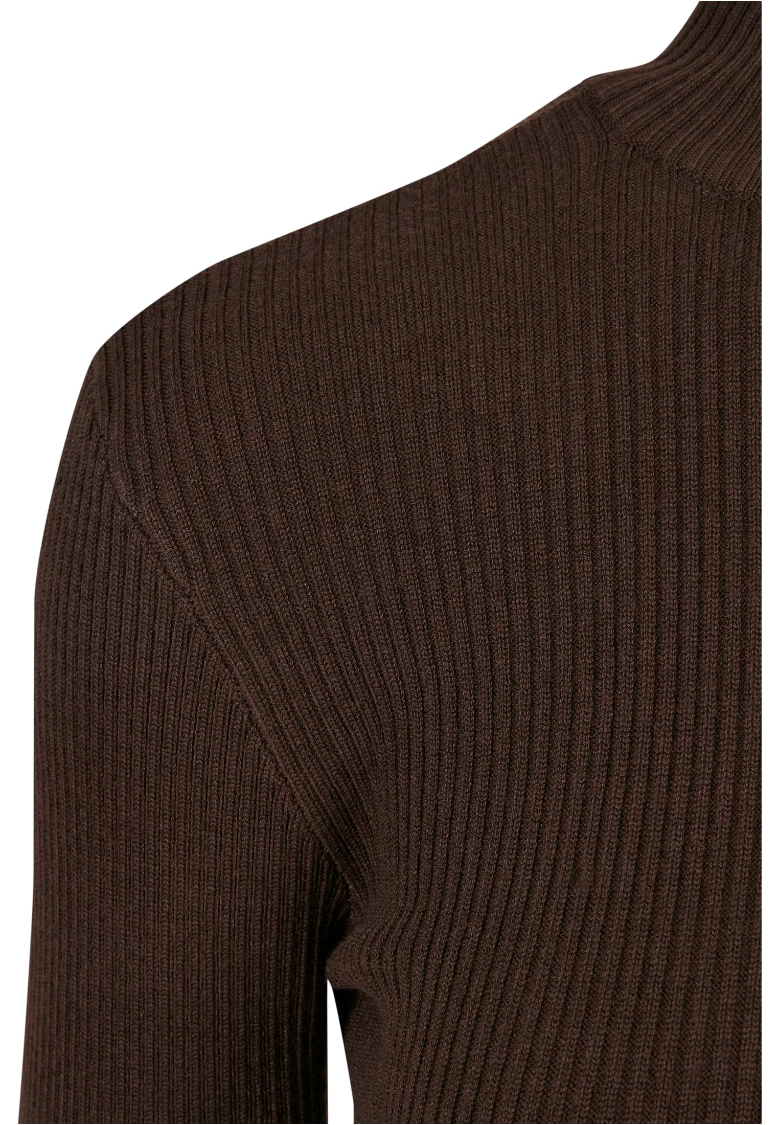 Ladies Rib Knit Turtelneck Sweater brown 3XL - variant image 8
