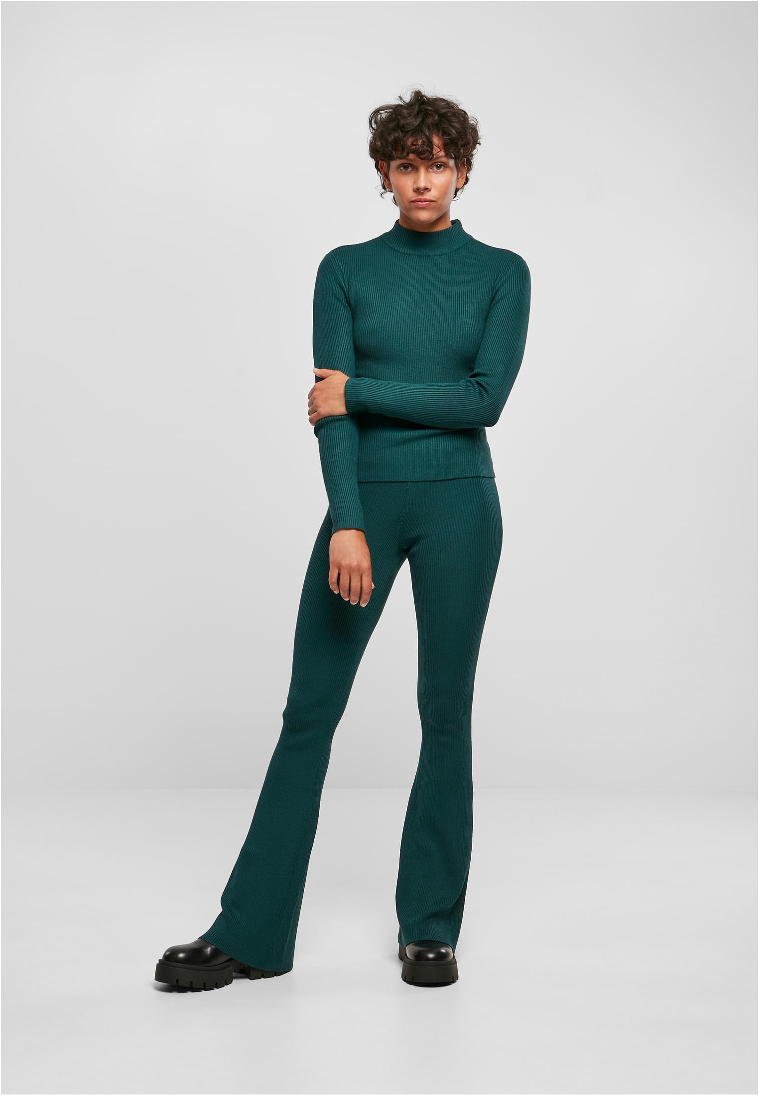 Ladies Rib Knit Turtelneck Sweater jasper 3XL - variant image 4
