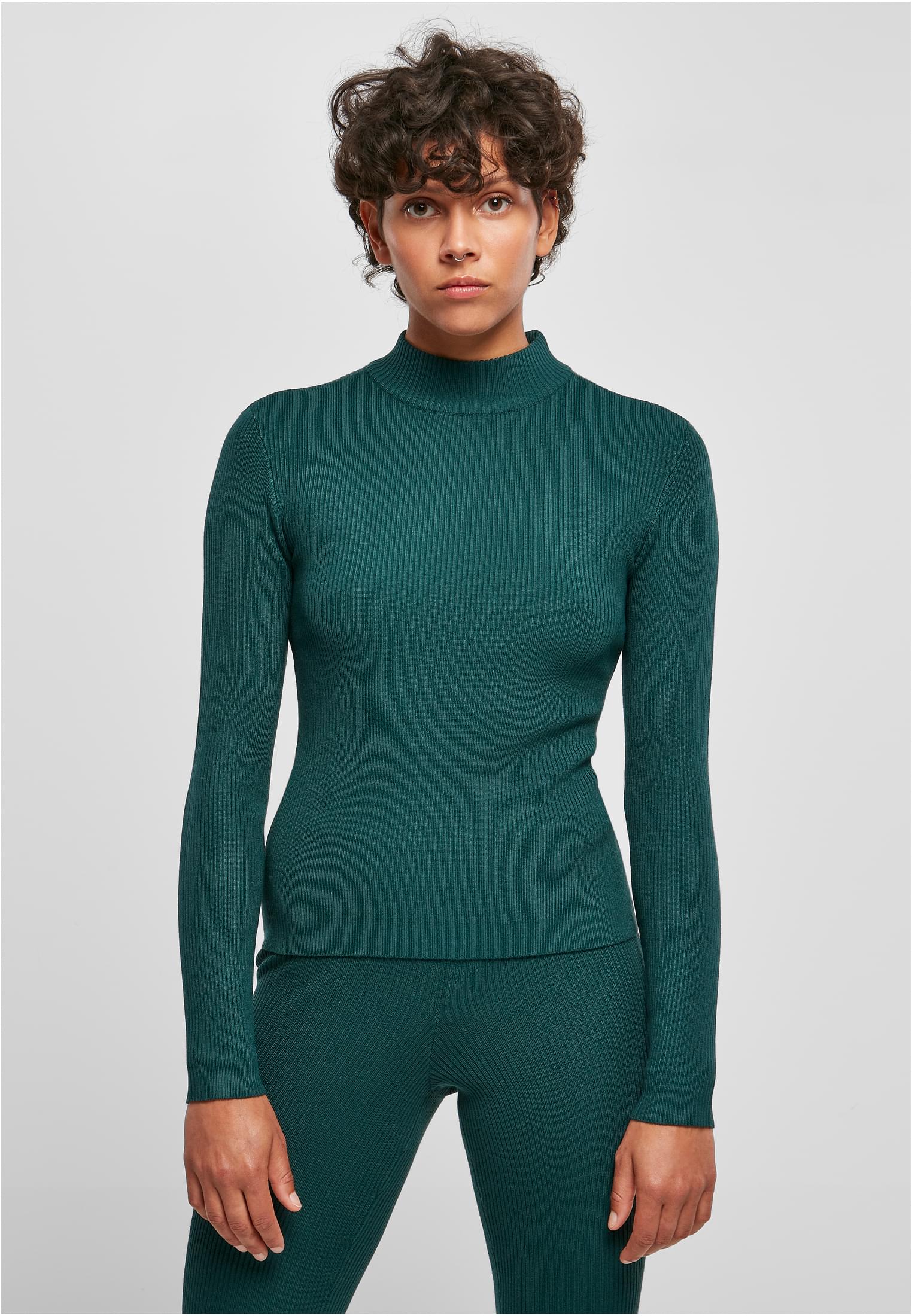 Ladies Rib Knit Turtelneck Sweater jasper 3XL - alternate variant 2