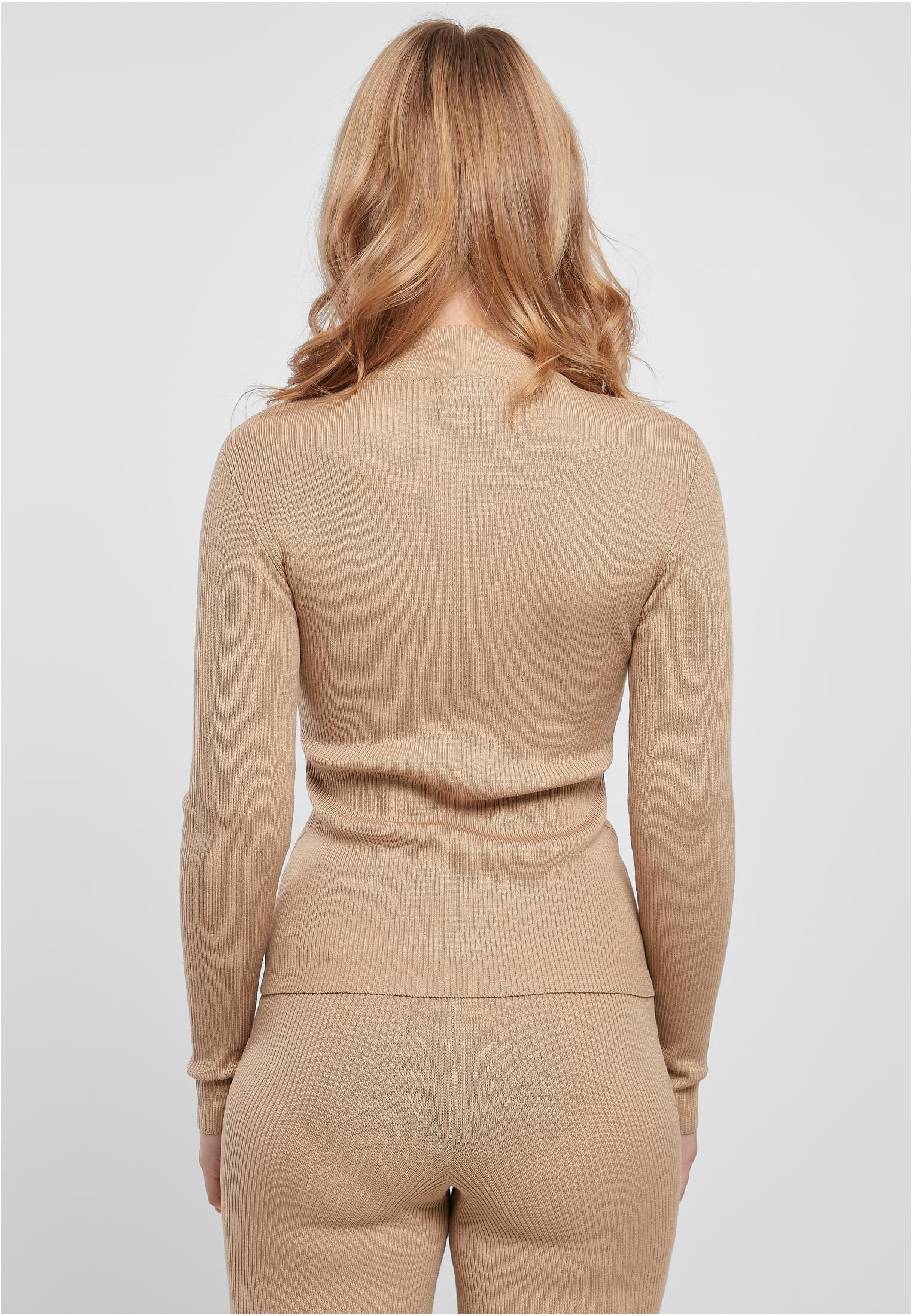 Ladies Rib Knit Turtelneck Sweater unionbeige 3XL - variant image 2