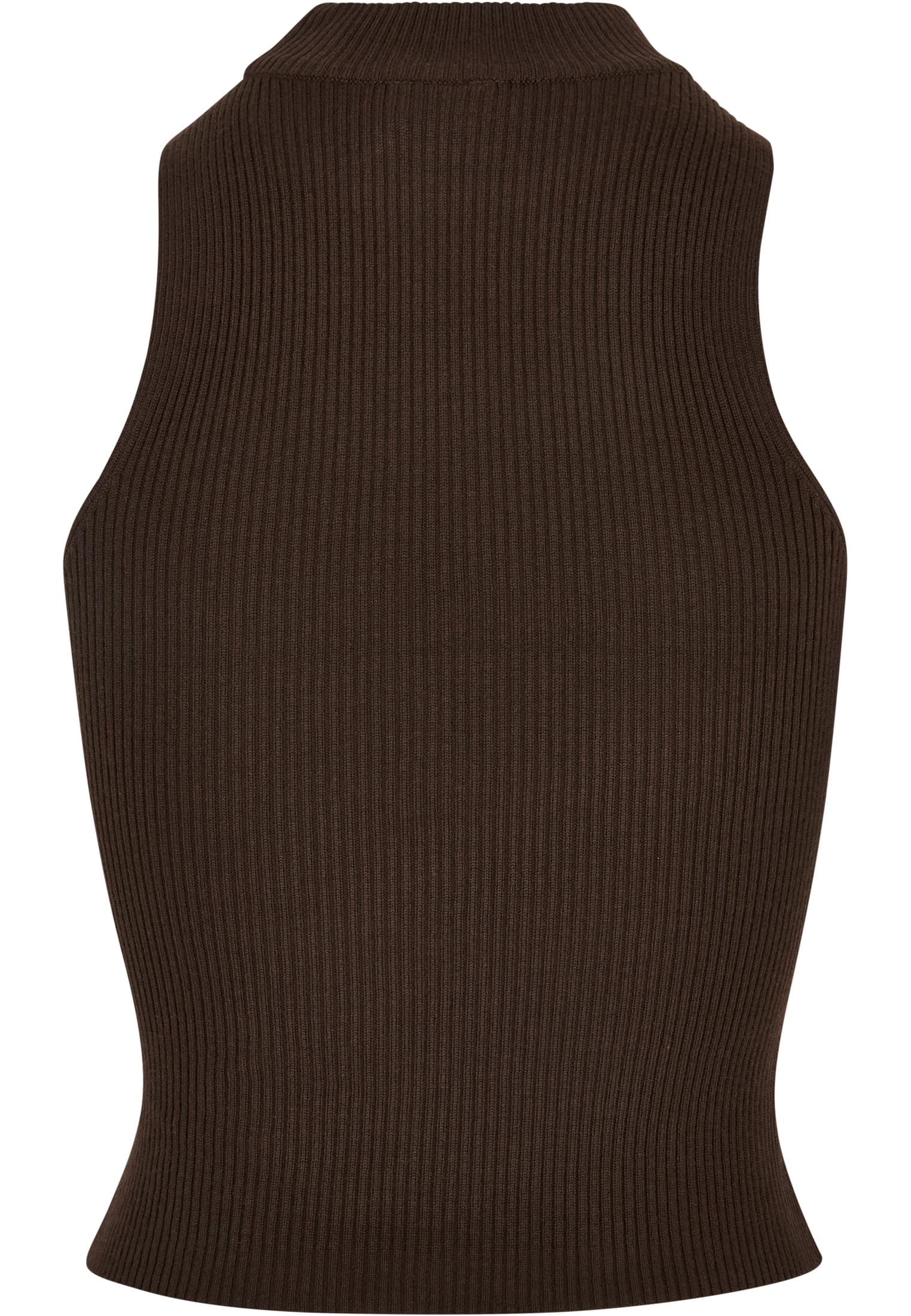 Ladies Short Rib Knit Turtleneck Top brown 3XL - variant image 6