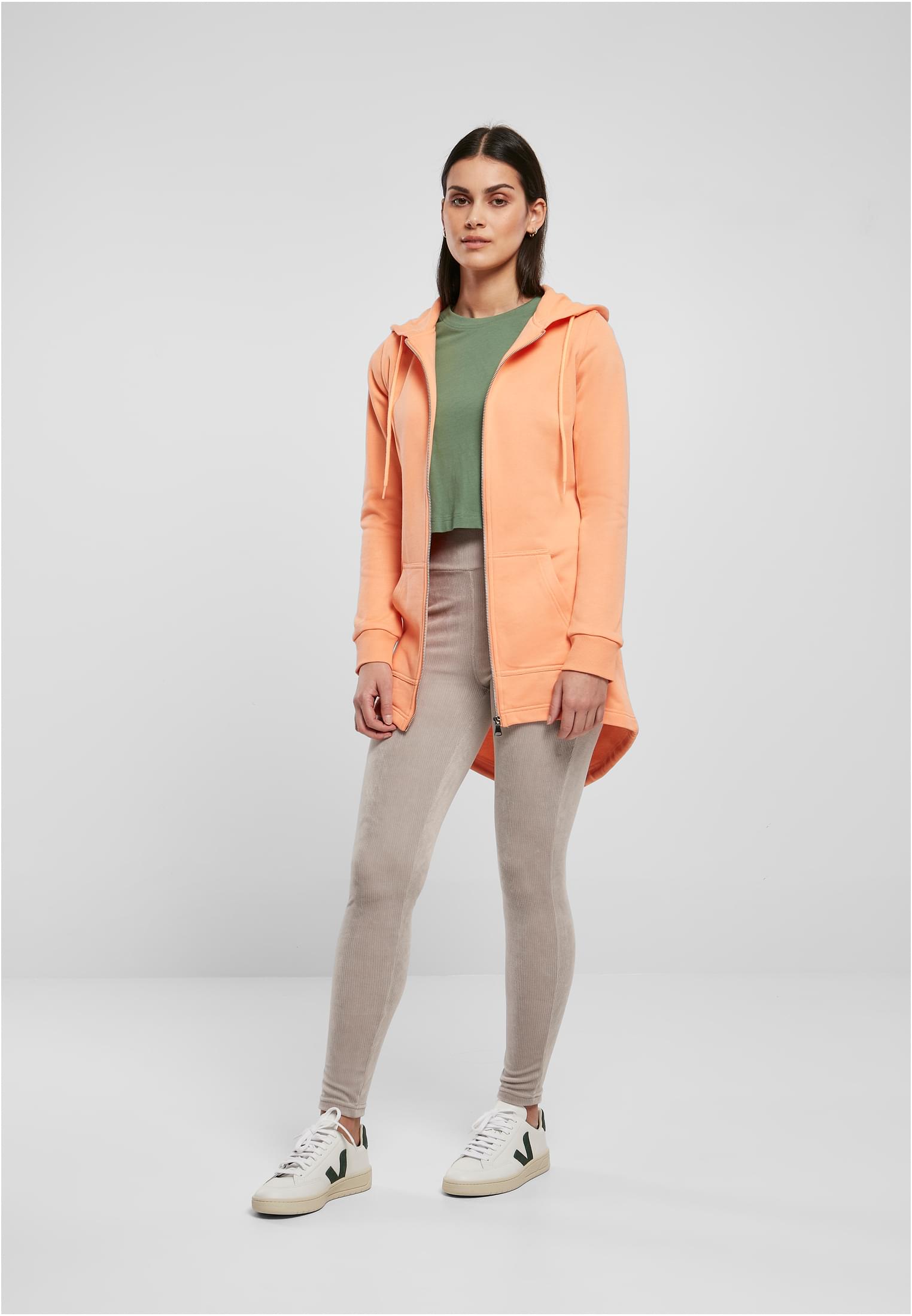Ladies Sweat Parka papaya 3XL - variant image 4