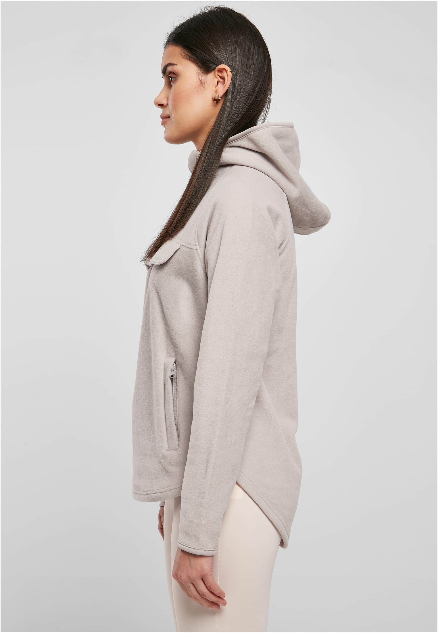 Ladies Polar Fleece Pull Over Hoody warmgrey 3XL - variant image 1