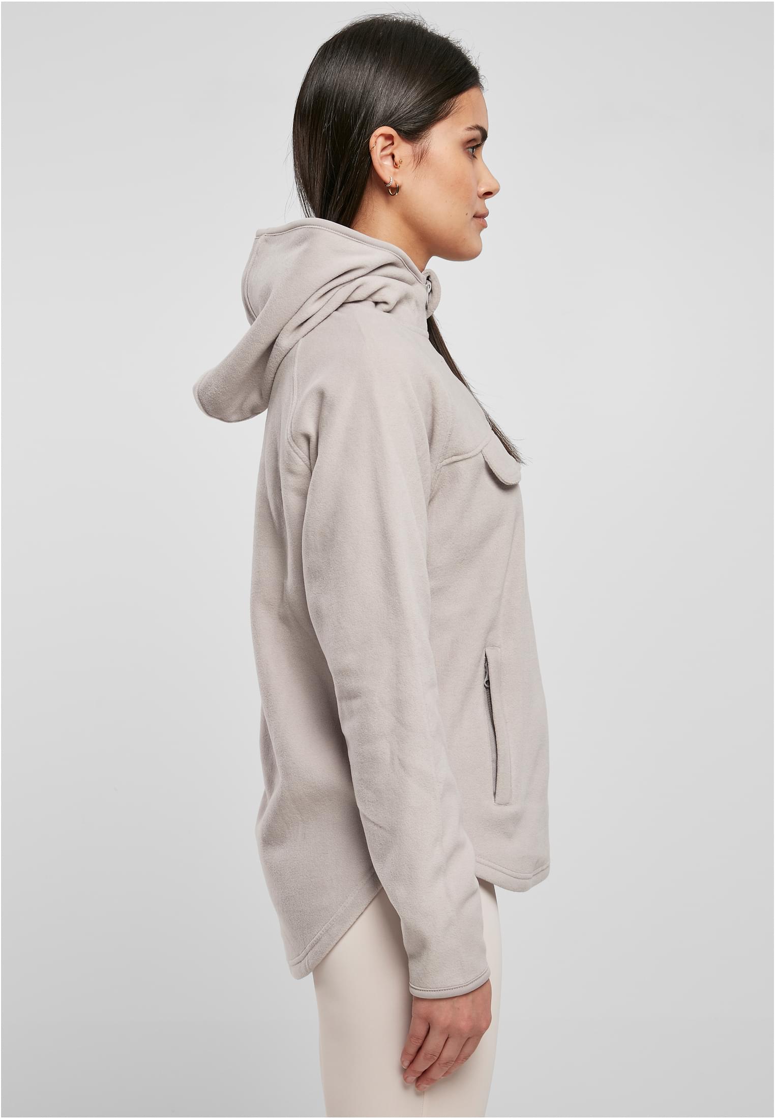 Ladies Polar Fleece Pull Over Hoody warmgrey 3XL - variant image 3