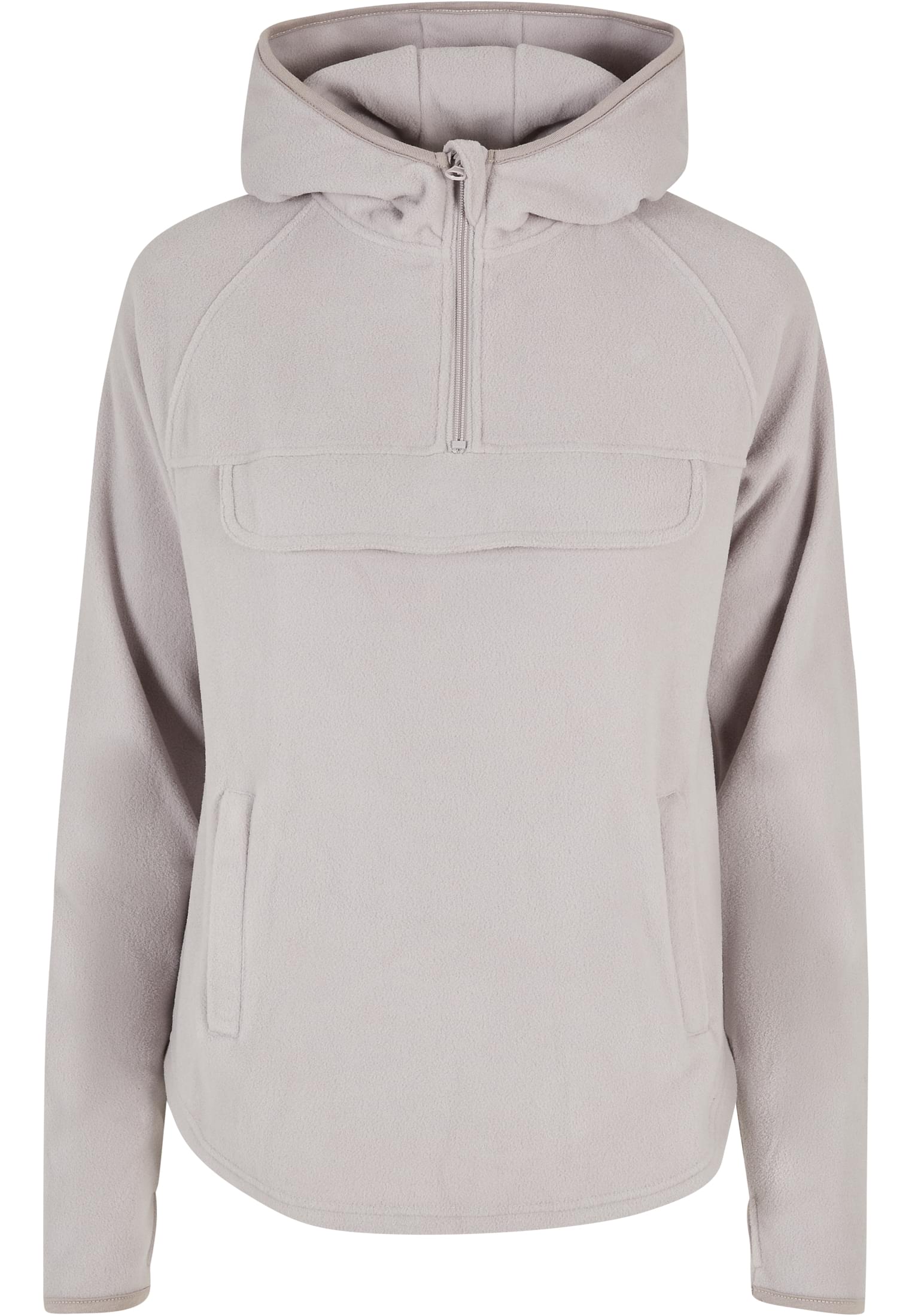 Ladies Polar Fleece Pull Over Hoody warmgrey 3XL - variant image 5