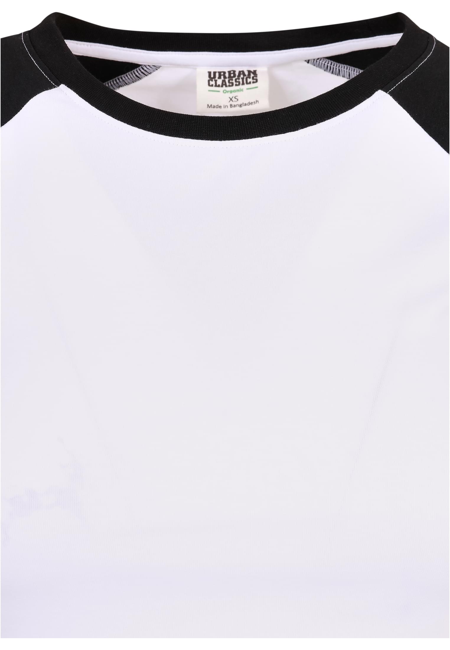 Ladies Organic Stretch Short Retro Baseball Tee white/black 3XL - variant image 7