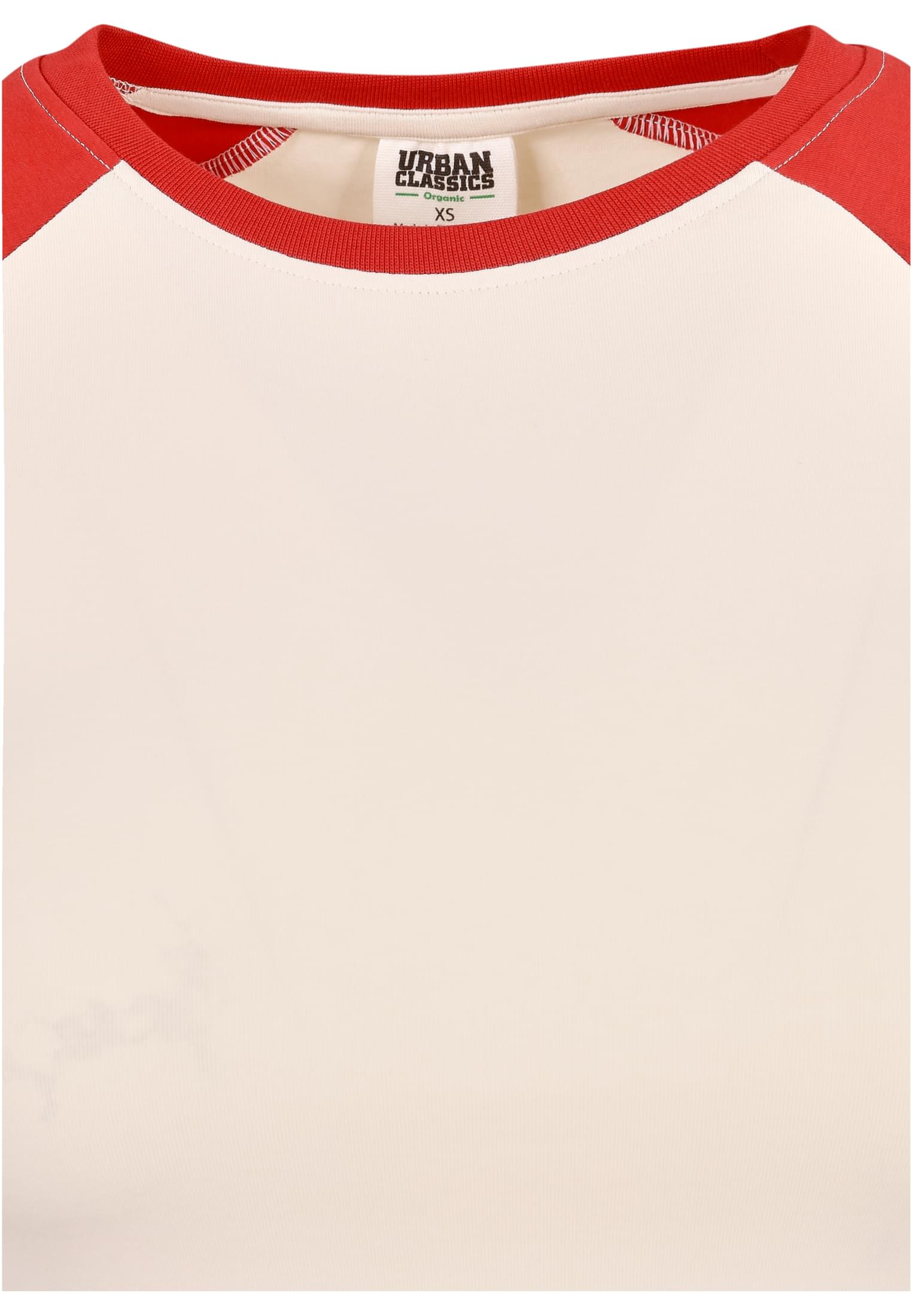 Ladies Organic Stretch Short Retro Baseball Tee whitesand/hugered 3XL - variant image 7