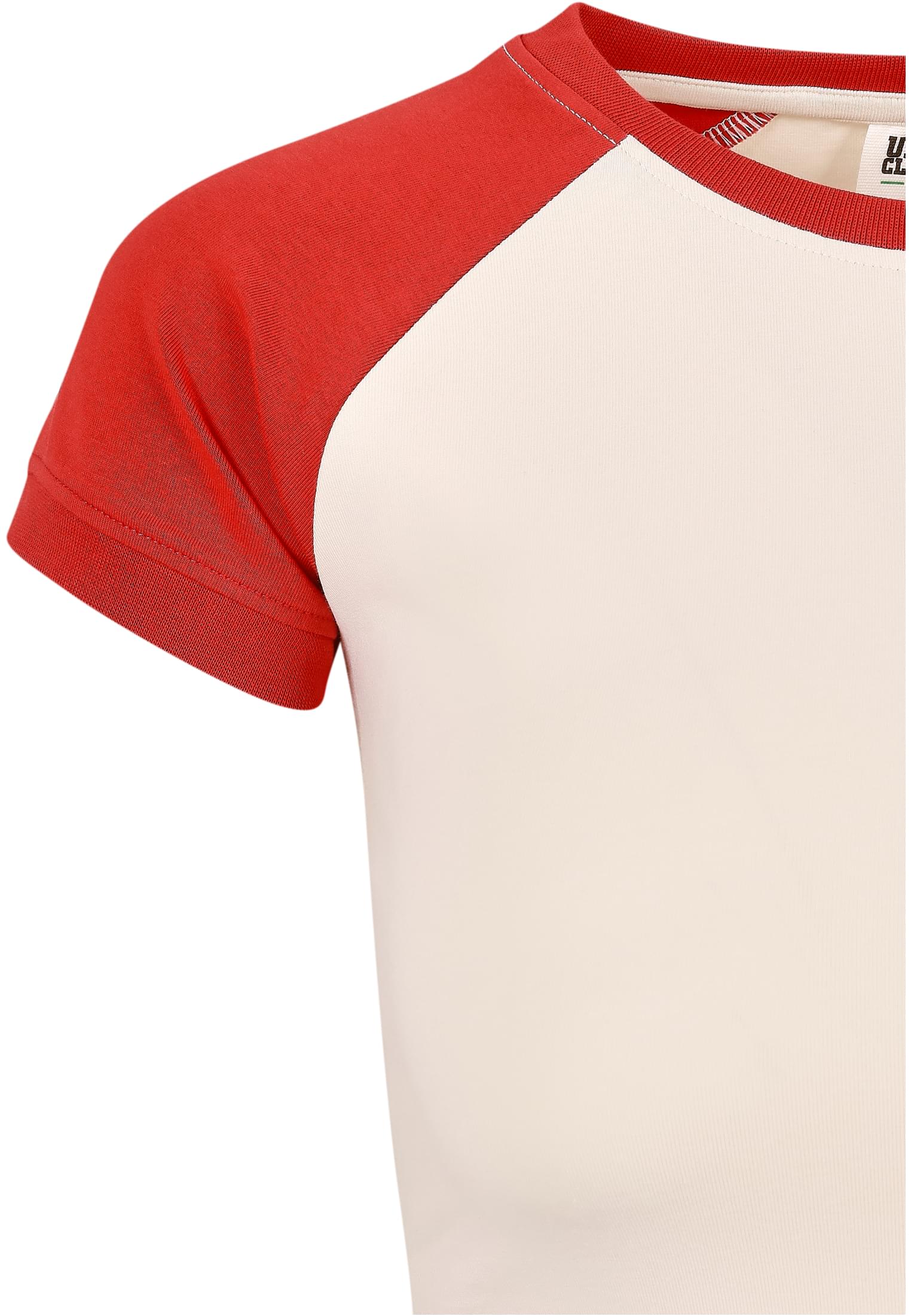 Ladies Organic Stretch Short Retro Baseball Tee whitesand/hugered 3XL - variant image 8