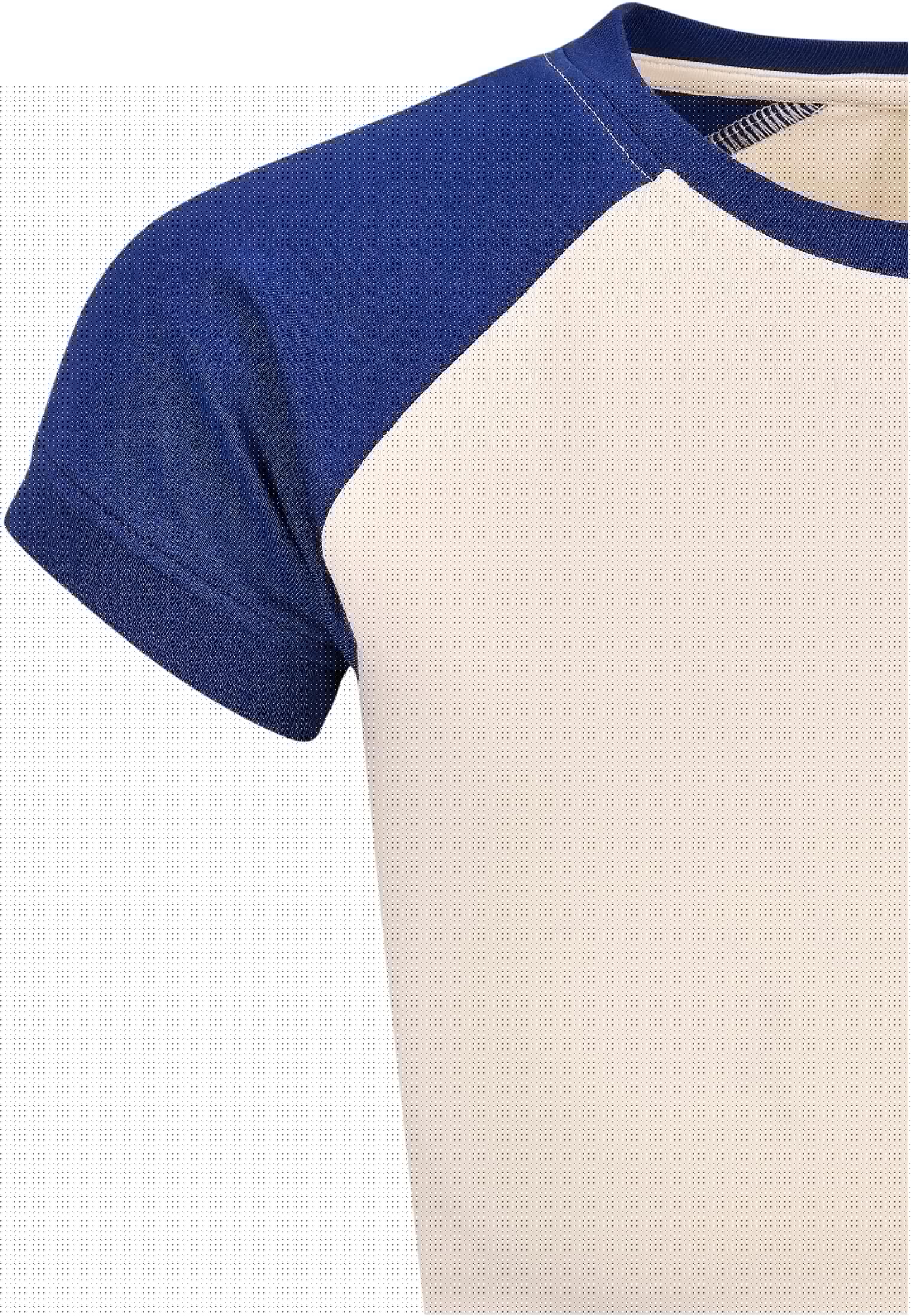 Ladies Organic Stretch Short Retro Baseball Tee whitesand/spaceblue 3XL - variant image 8