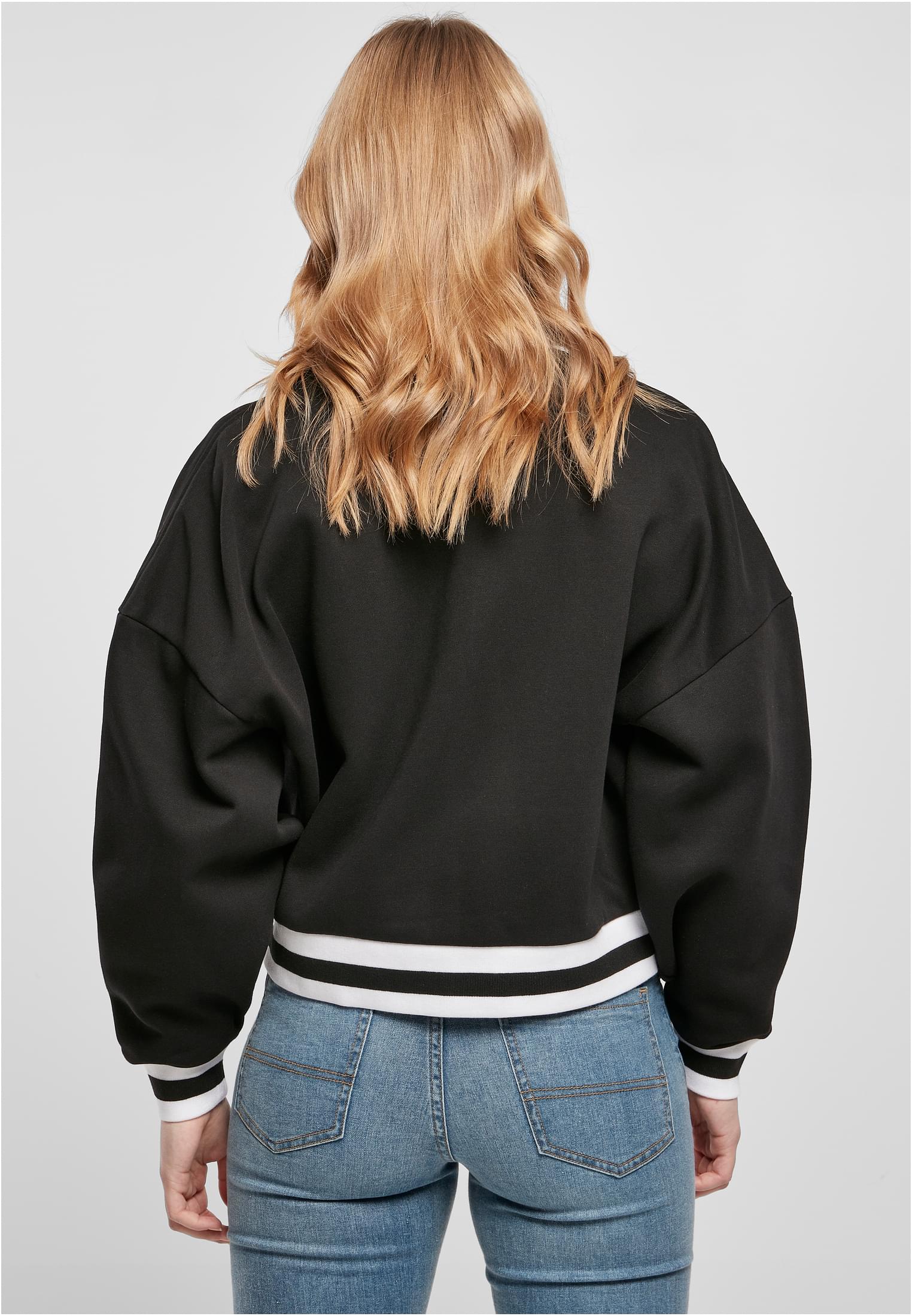 Veste universitaire ample pour femmes noire 3XL
 - variant image 2