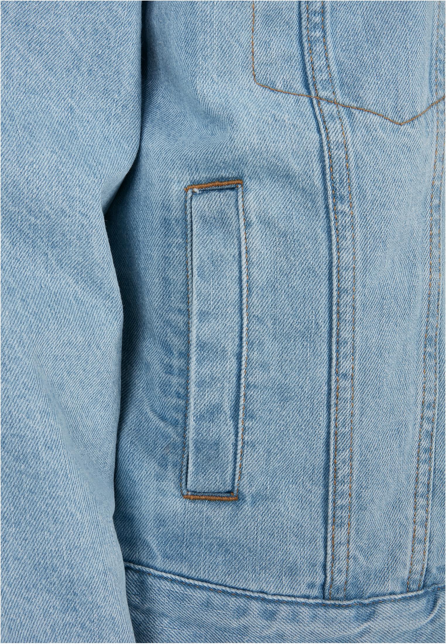 Ladies Oversized Sherpa Denim Jacket clearblue bleached L - variant image 10