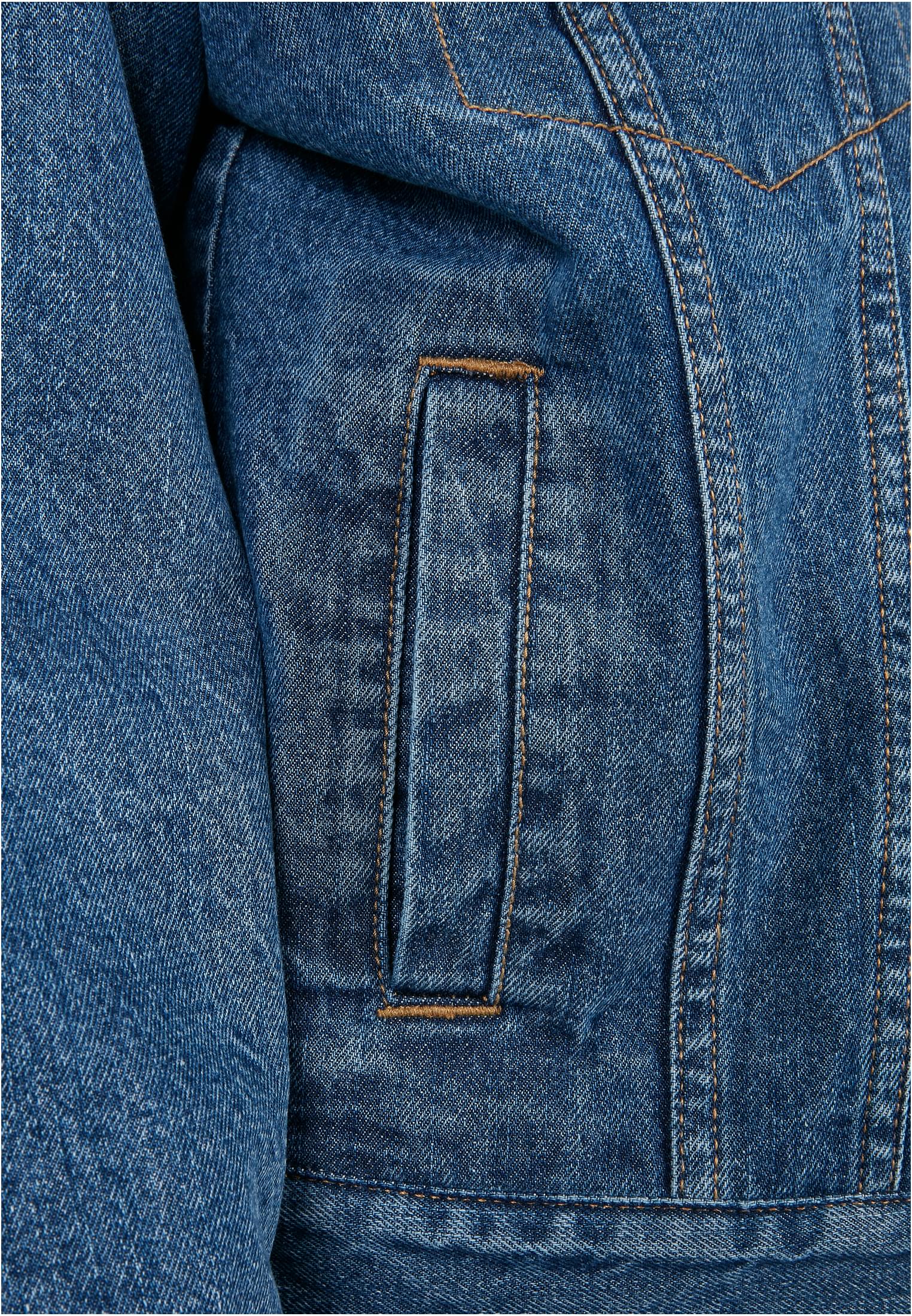 Ladies Oversized Sherpa Denim Jacket clearblue washed 3XL - variant image 10