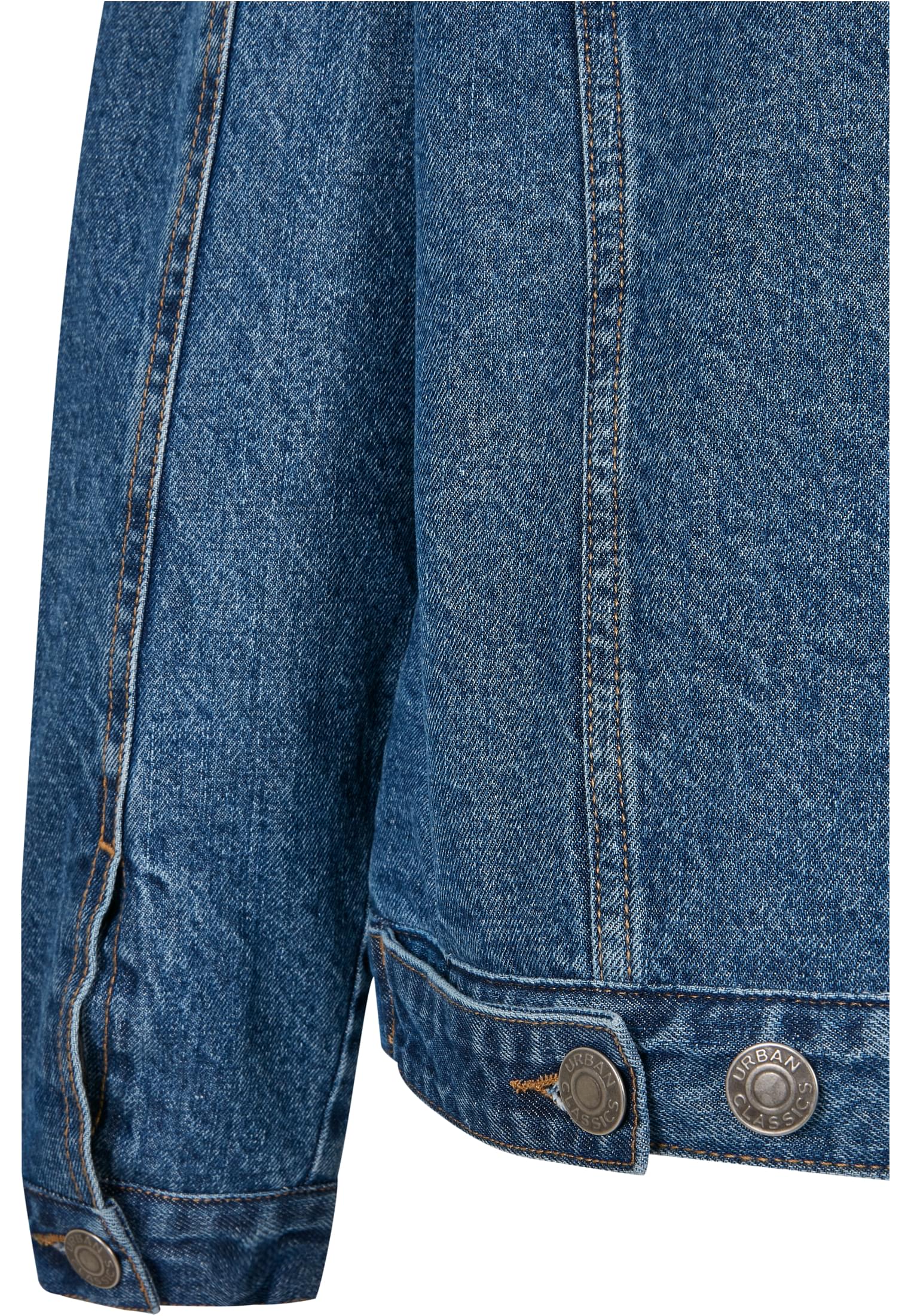Ladies Oversized Sherpa Denim Jacket clearblue washed 3XL - variant image 11