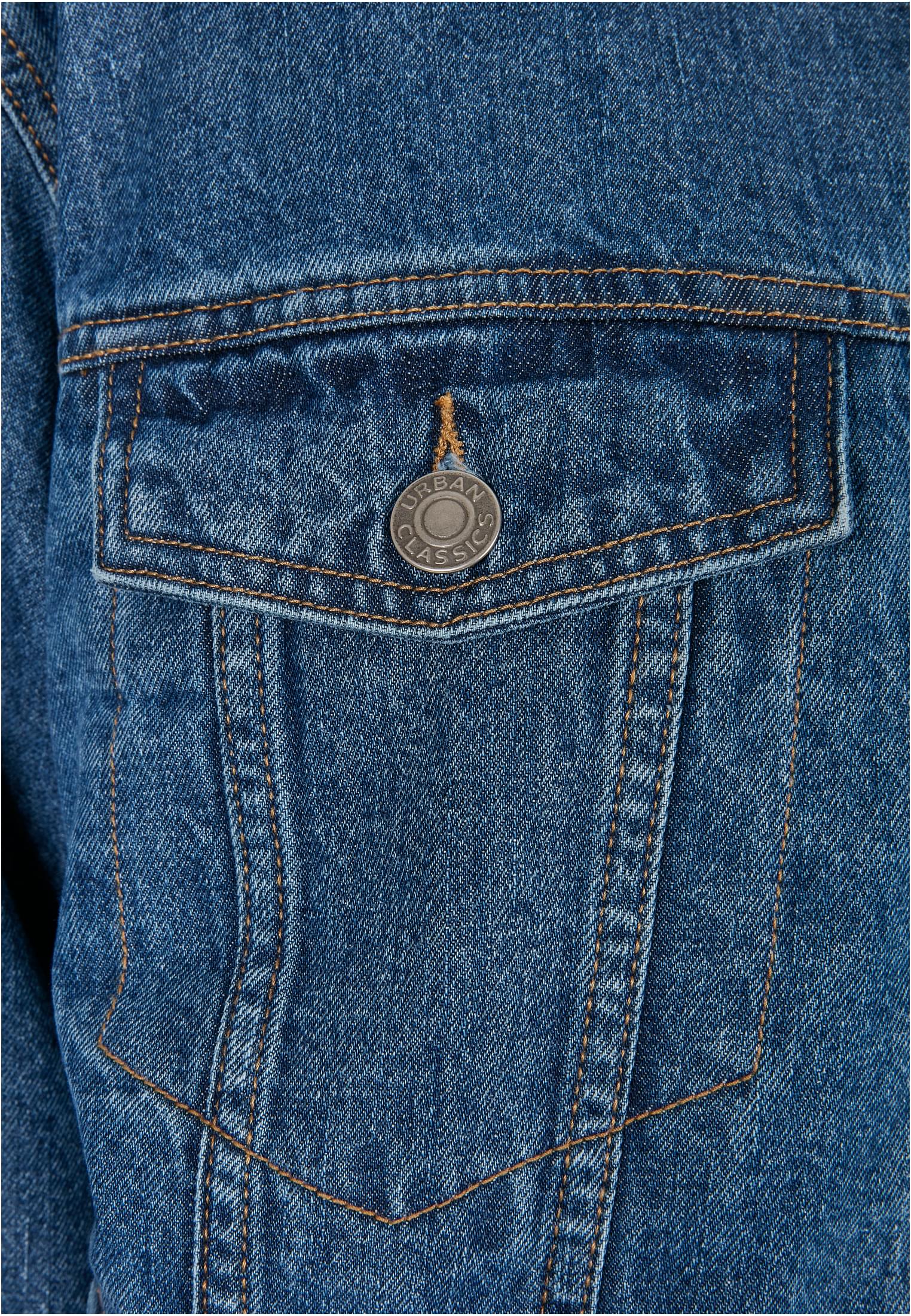 Ladies Oversized Sherpa Denim Jacket clearblue washed 3XL - variant image 9