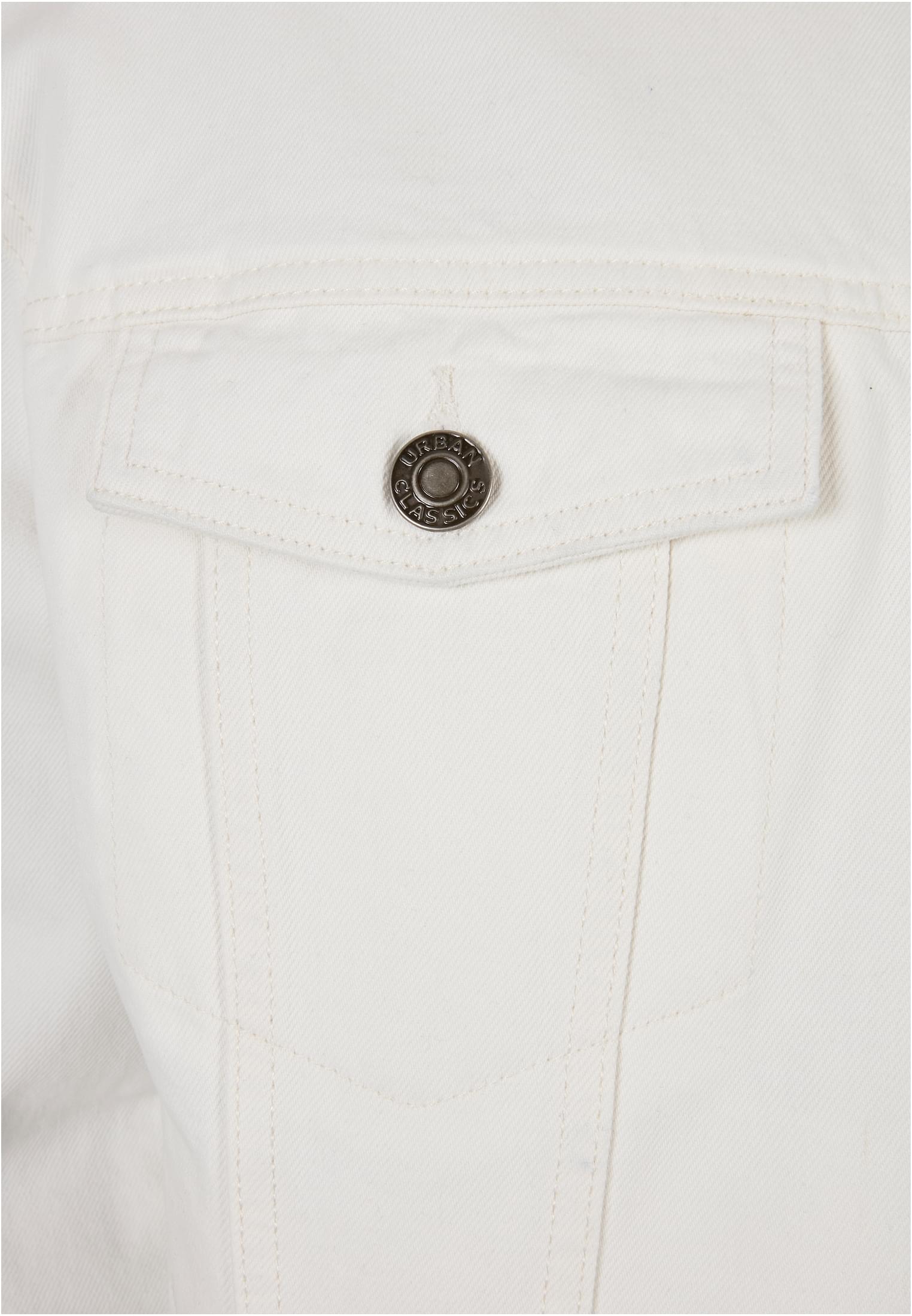 Ladies Oversized Sherpa Denim Jacket offwhite raw 3XL - variant image 9