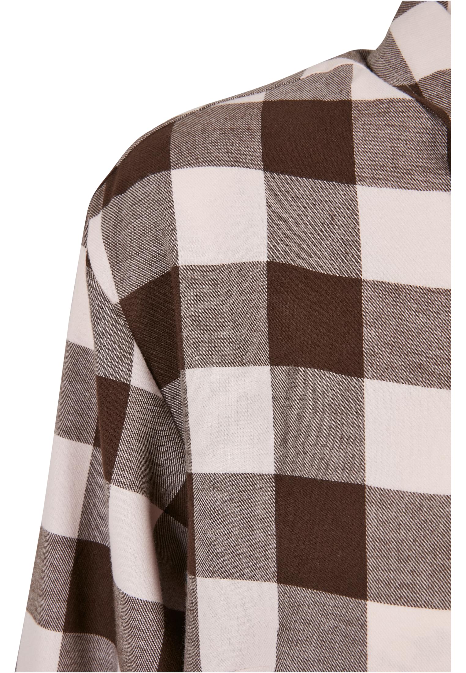Ladies Oversized Check Flannel Shirt Dress pink/brown 3XL - variant image 8