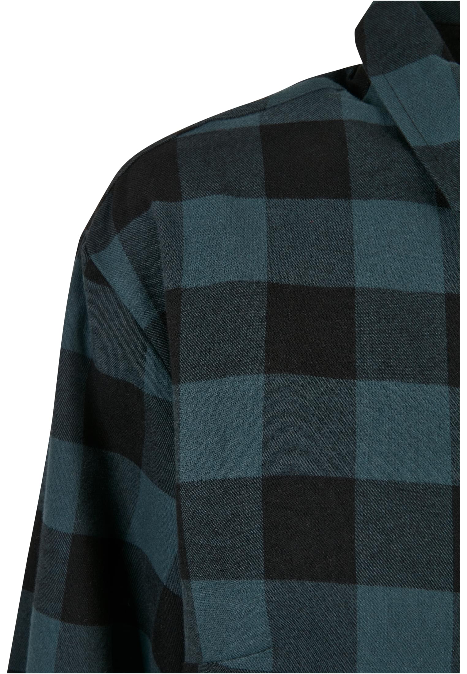 Ladies Oversized Check Flannel Shirt Dress jasper/black 3XL - variant image 8
