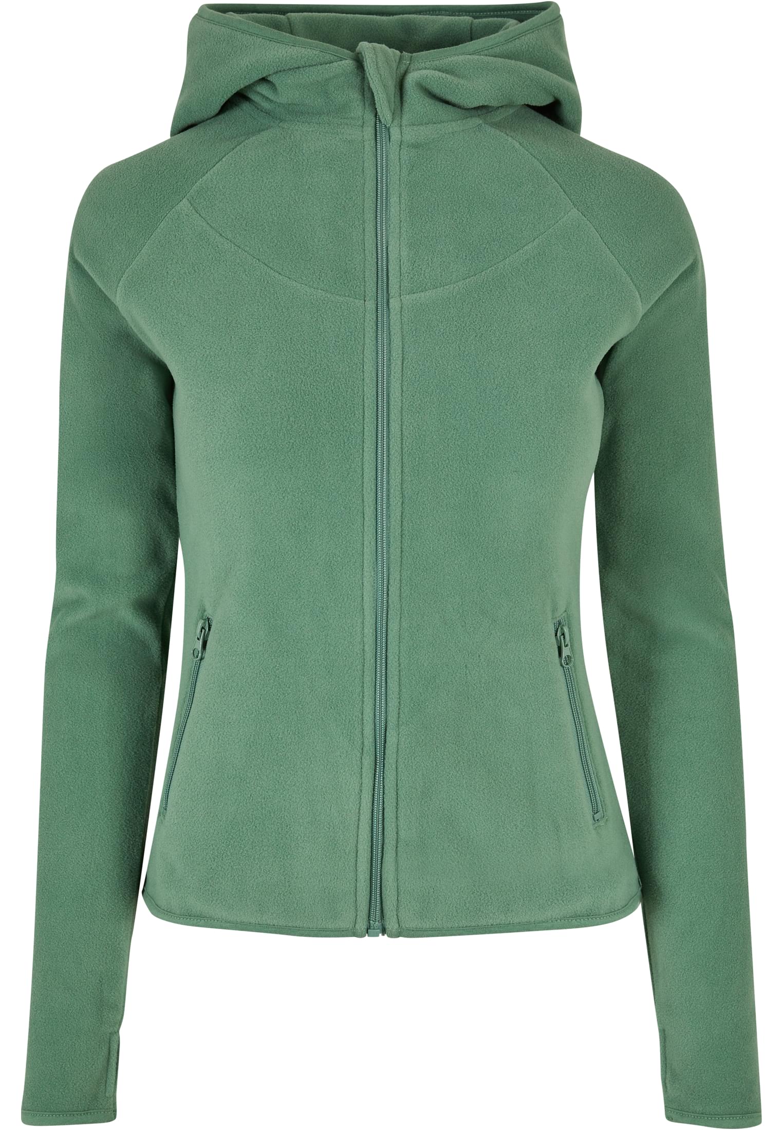 Ladies Polar Fleece Zip Hoody salvia 3XL - variant image 5
