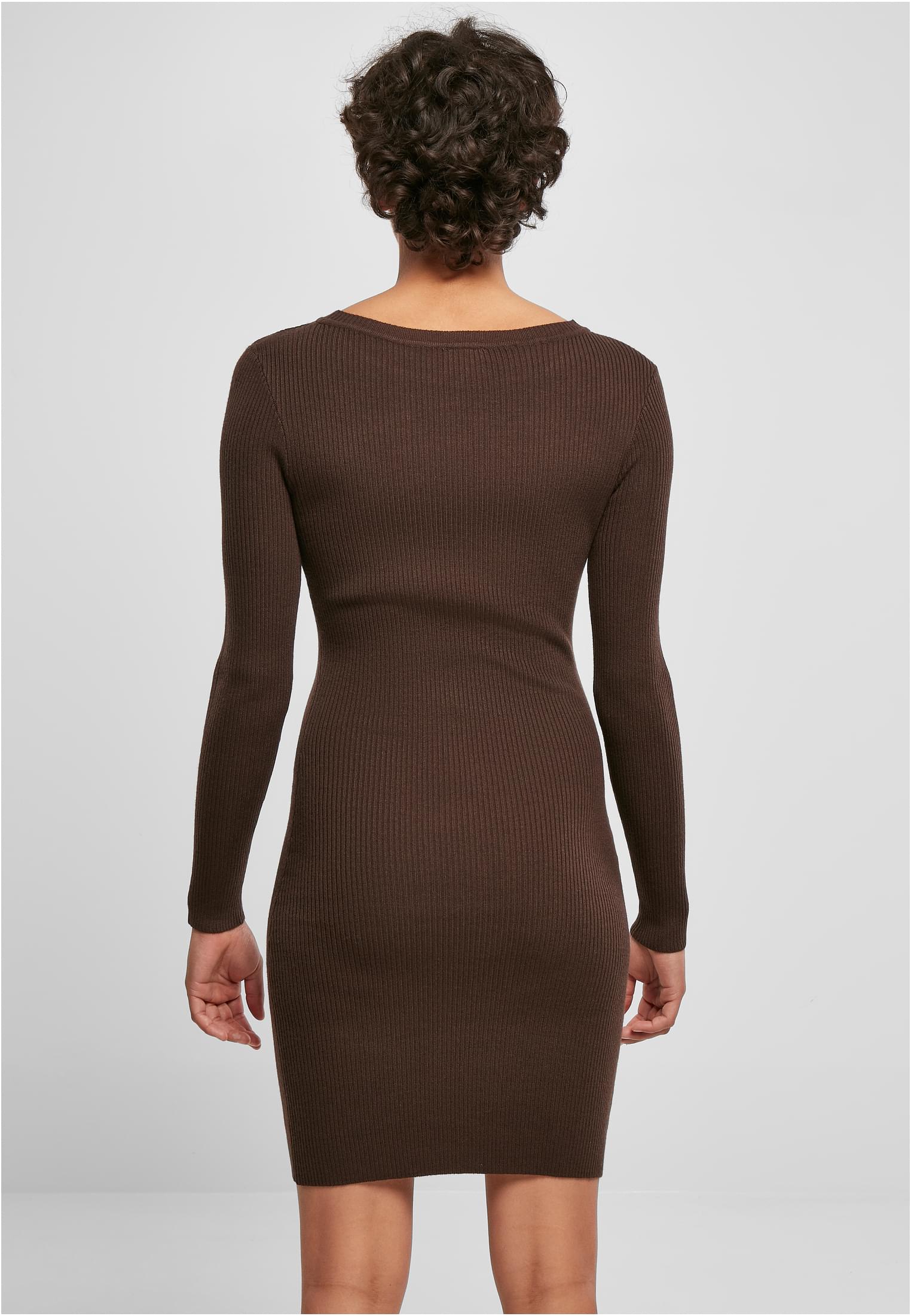 Ladies Cut Out Dress brown 3XL - variant image 2