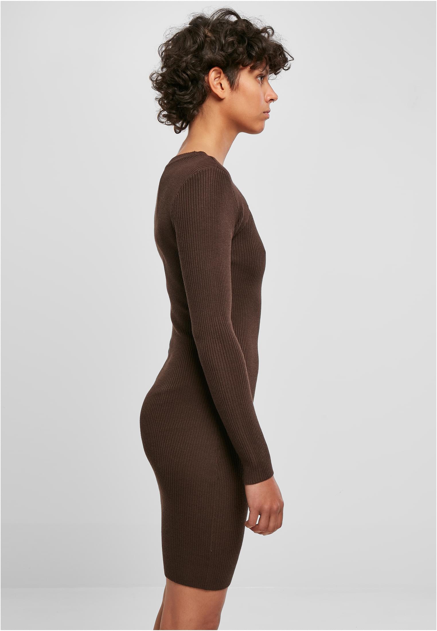 Ladies Cut Out Dress brown 3XL - variant image 3