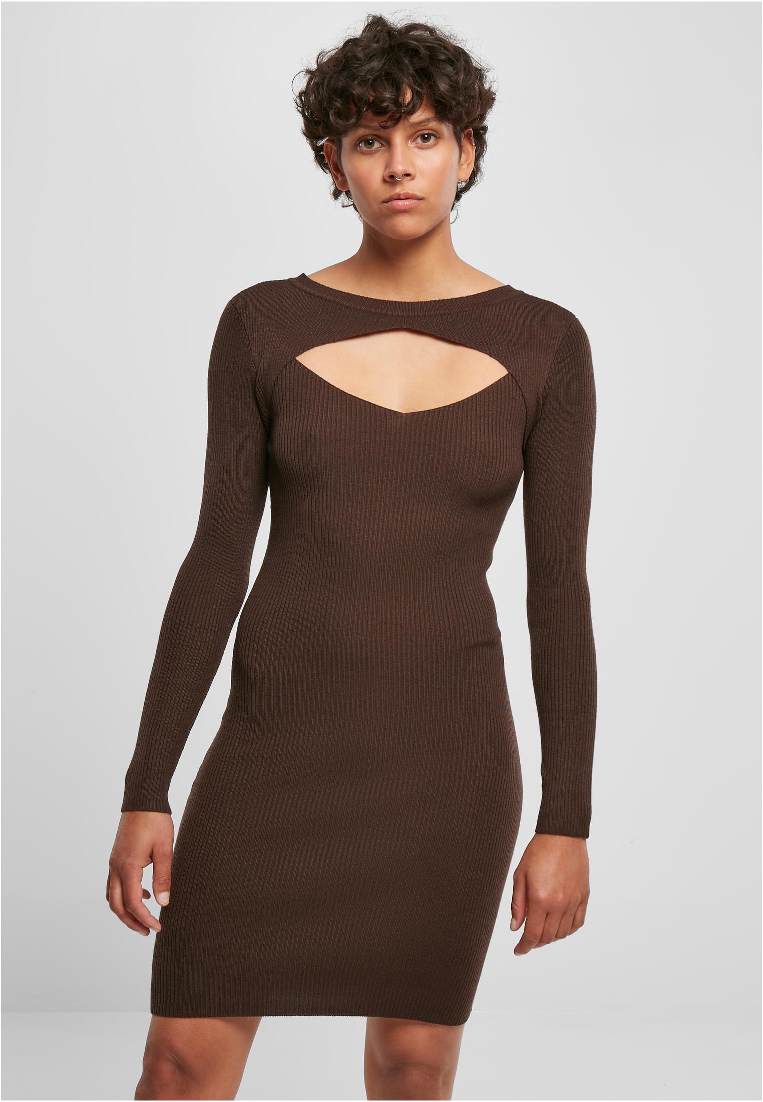 Ladies Cut Out Dress brown 3XL - alternate variant 2