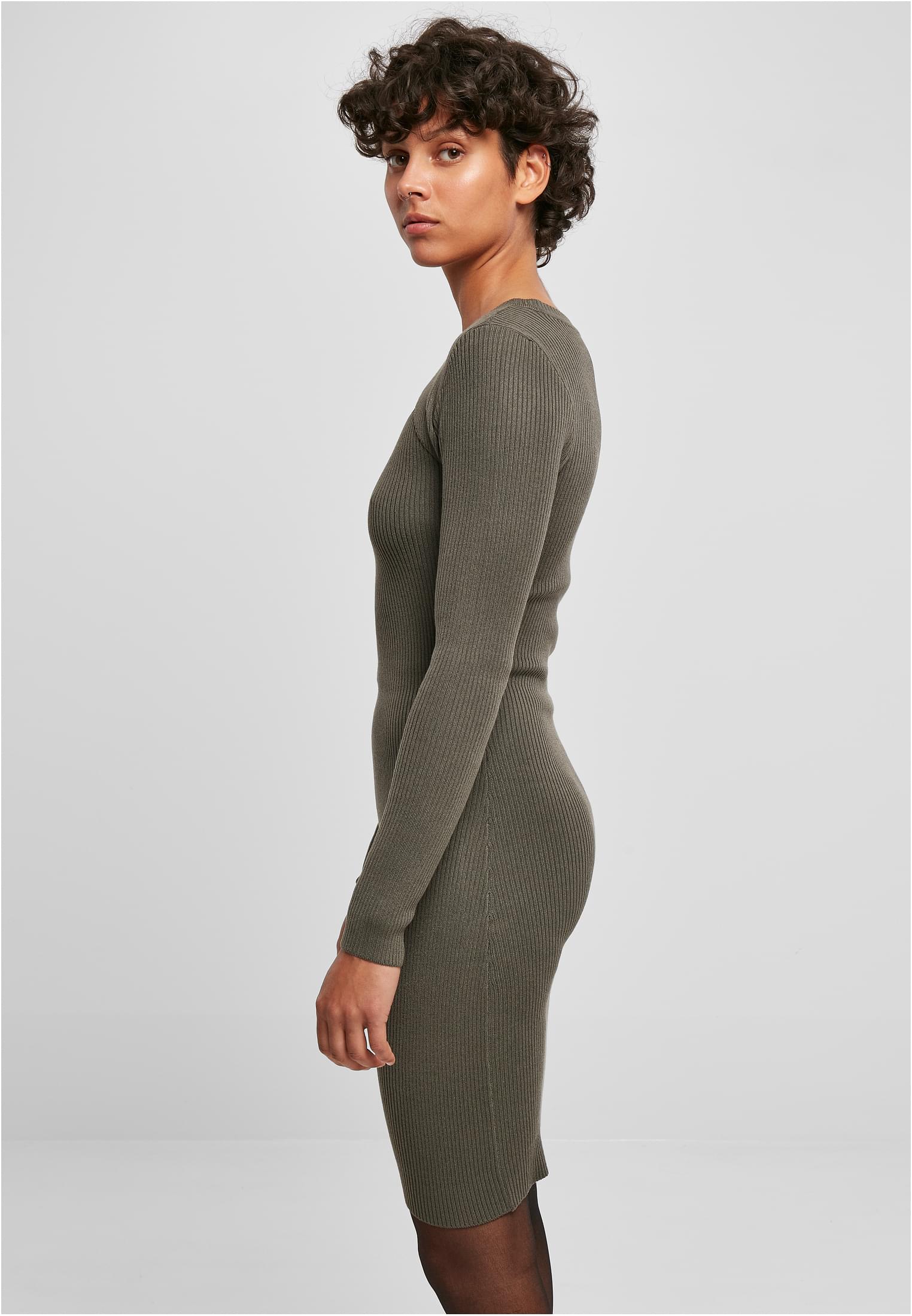 Ladies Cut Out Dress olive 3XL - variant image 1