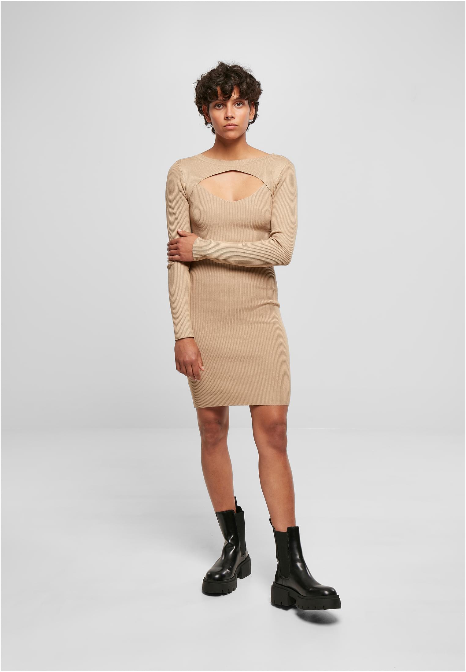 Ladies Cut Out Dress unionbeige 3XL - variant image 4