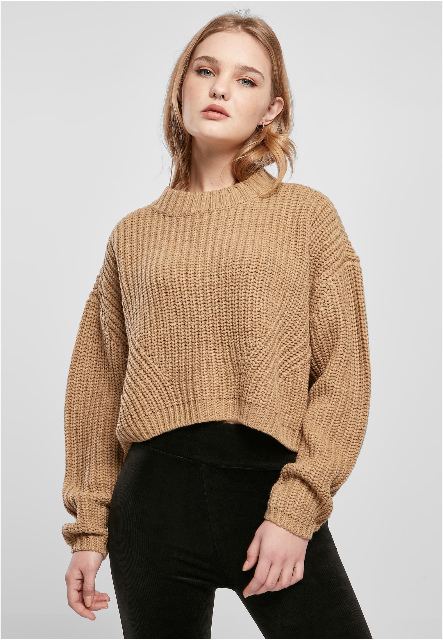 Ladies Wide Oversize Sweater unionbeige 3XL - alternate variant 9