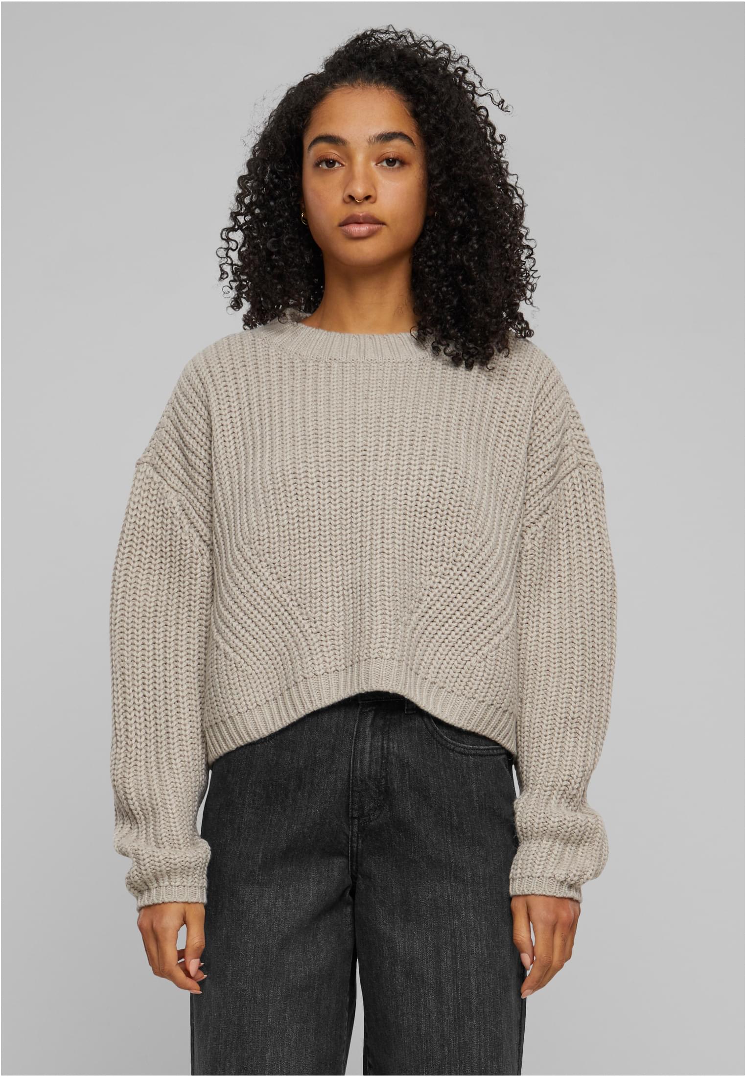 Ladies Wide Oversize Sweater warmgrey 3XL - alternate variant 10