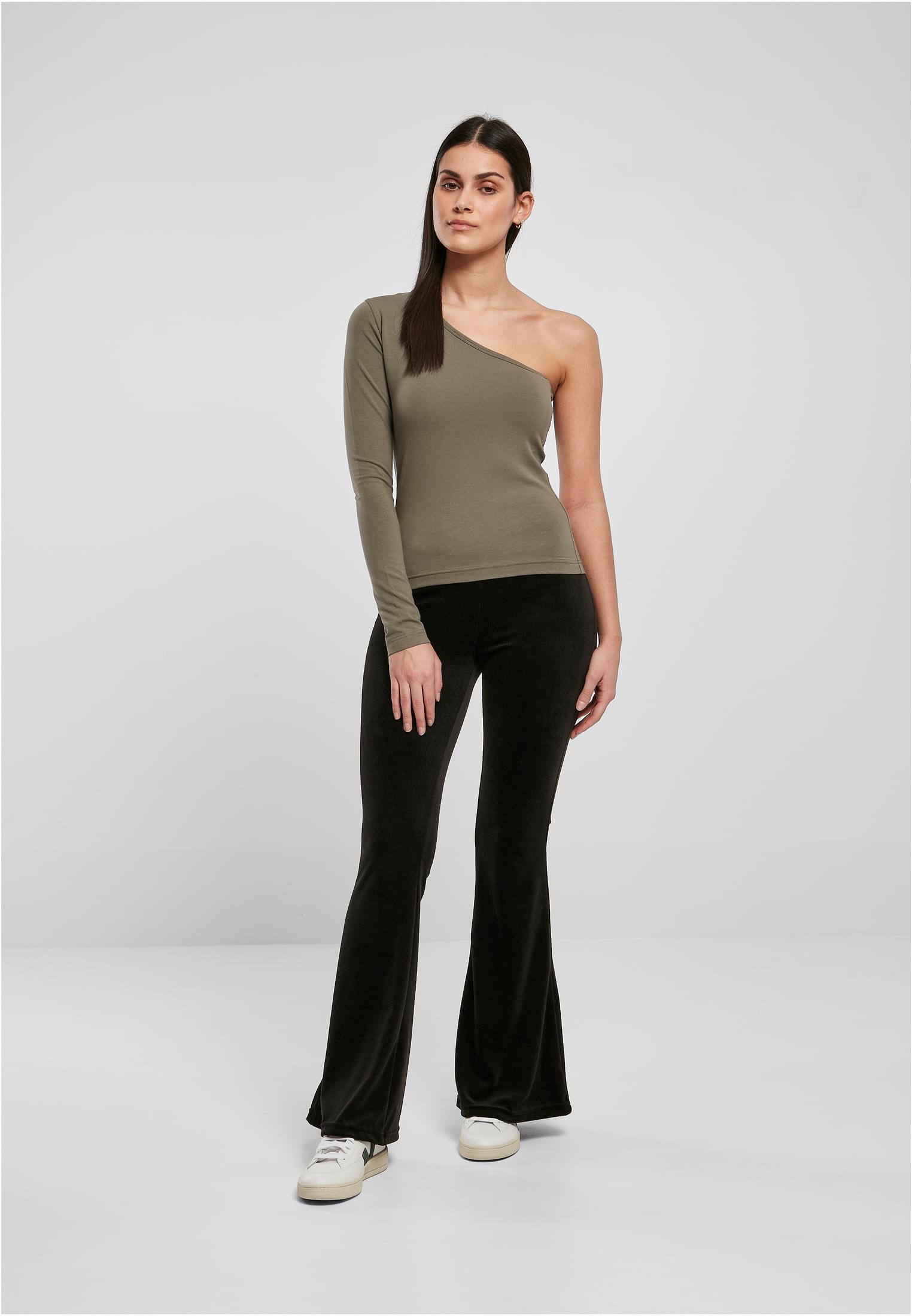 Ladies Asymmetric Longsleeve olive 3XL - variant image 4