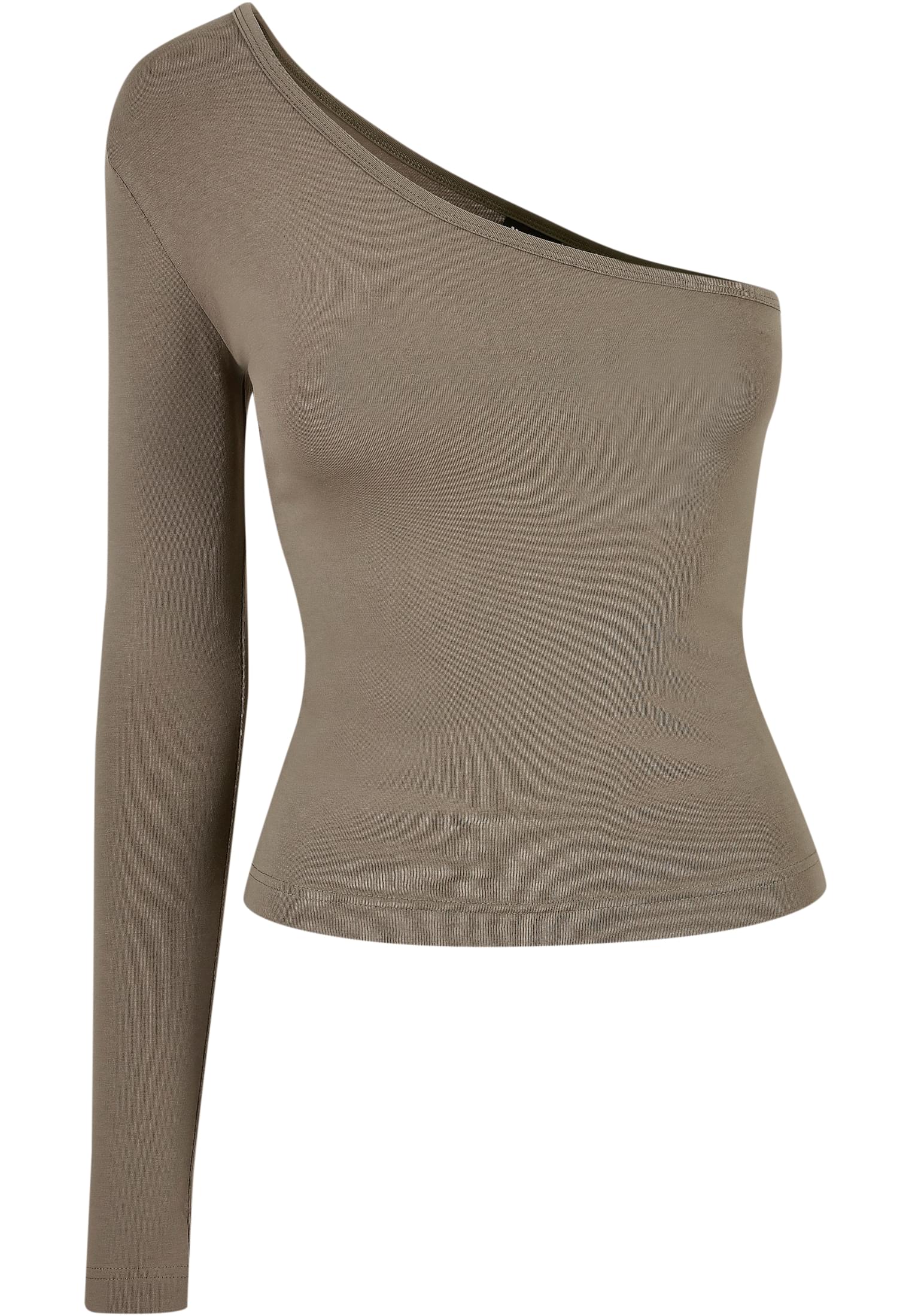 Ladies Asymmetric Longsleeve olive 3XL - variant image 5