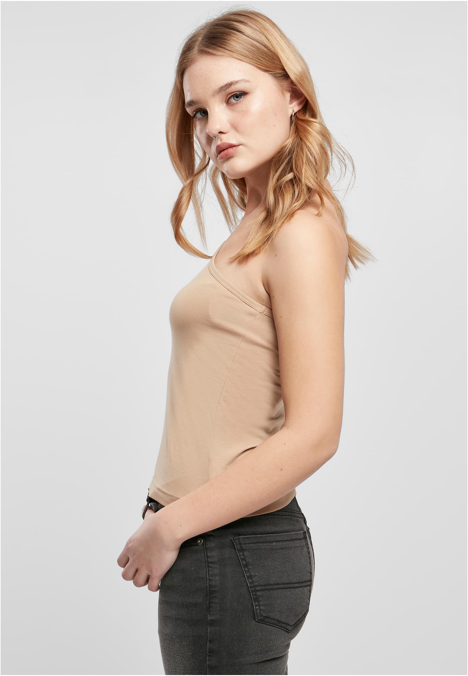 Ladies Asymmetric Longsleeve unionbeige L - variant image 1