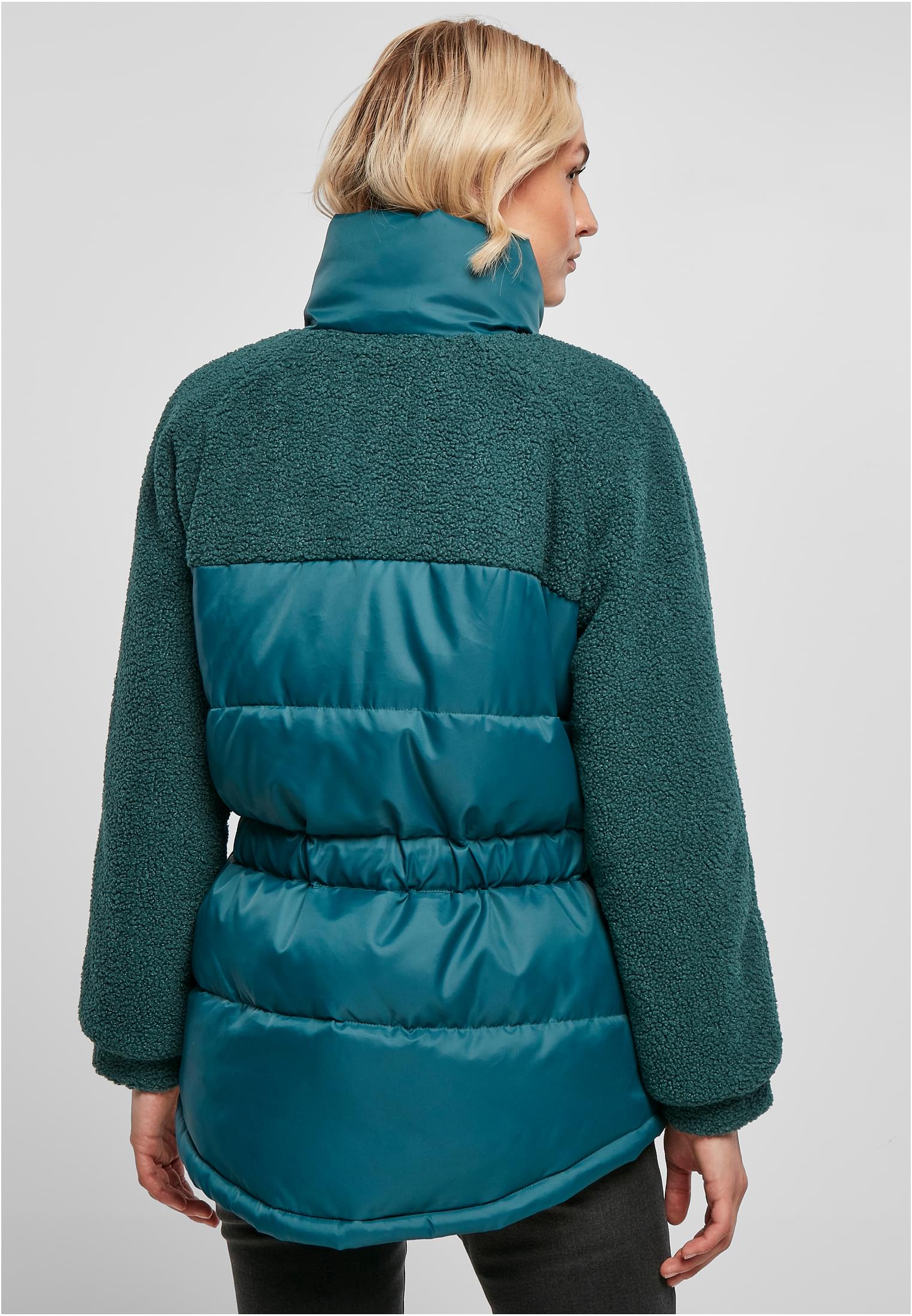 Ladies Sherpa Mix Puffer Jacket jasper 3XL - variant image 2