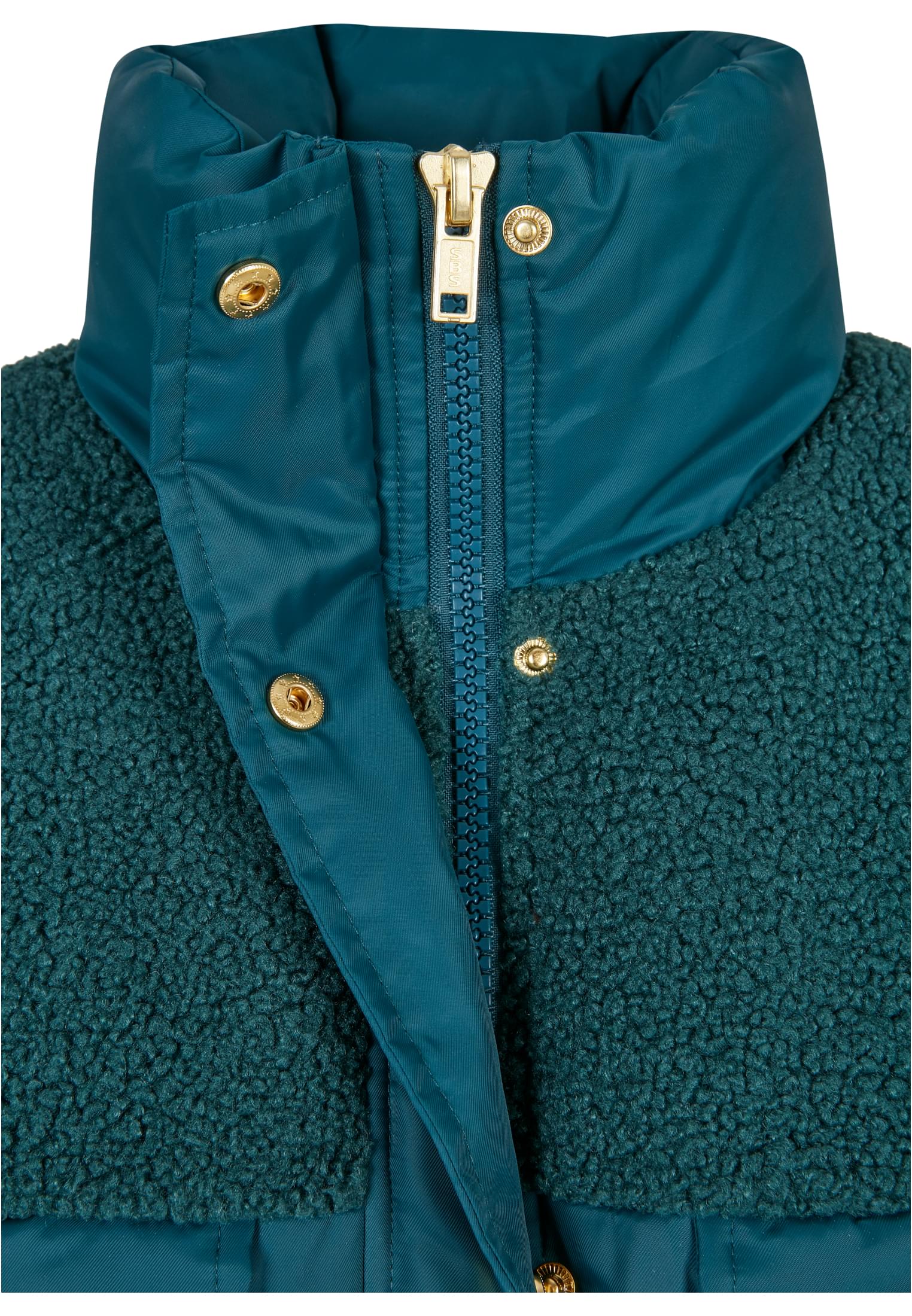 Ladies Sherpa Mix Puffer Jacket jasper 3XL - variant image 7