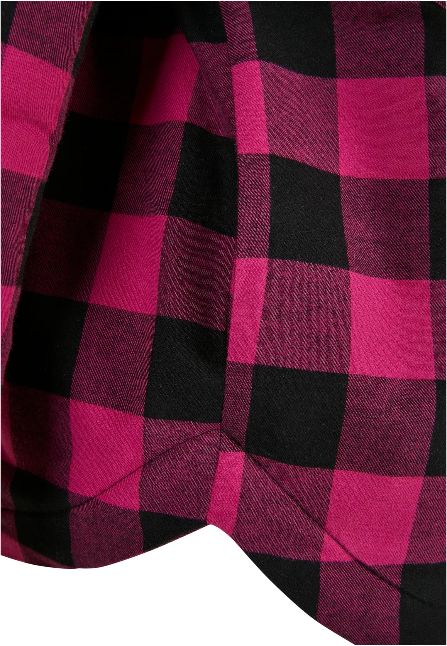 Ladies Flanell Padded Overshirt wildviolet/black 3XL - variant image 10