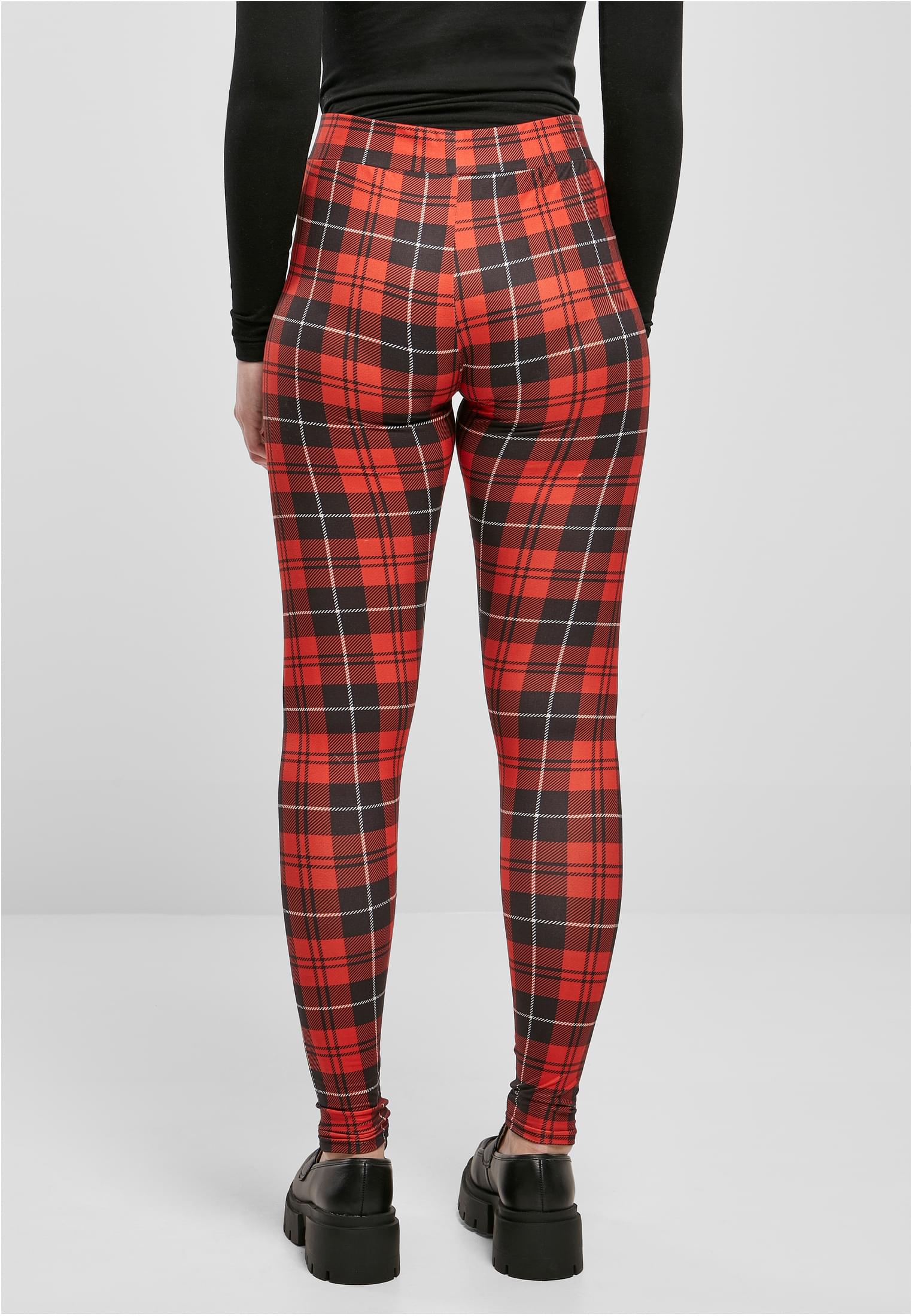 Ladies Soft AOP Leggings redcheck 3XL - variant image 2