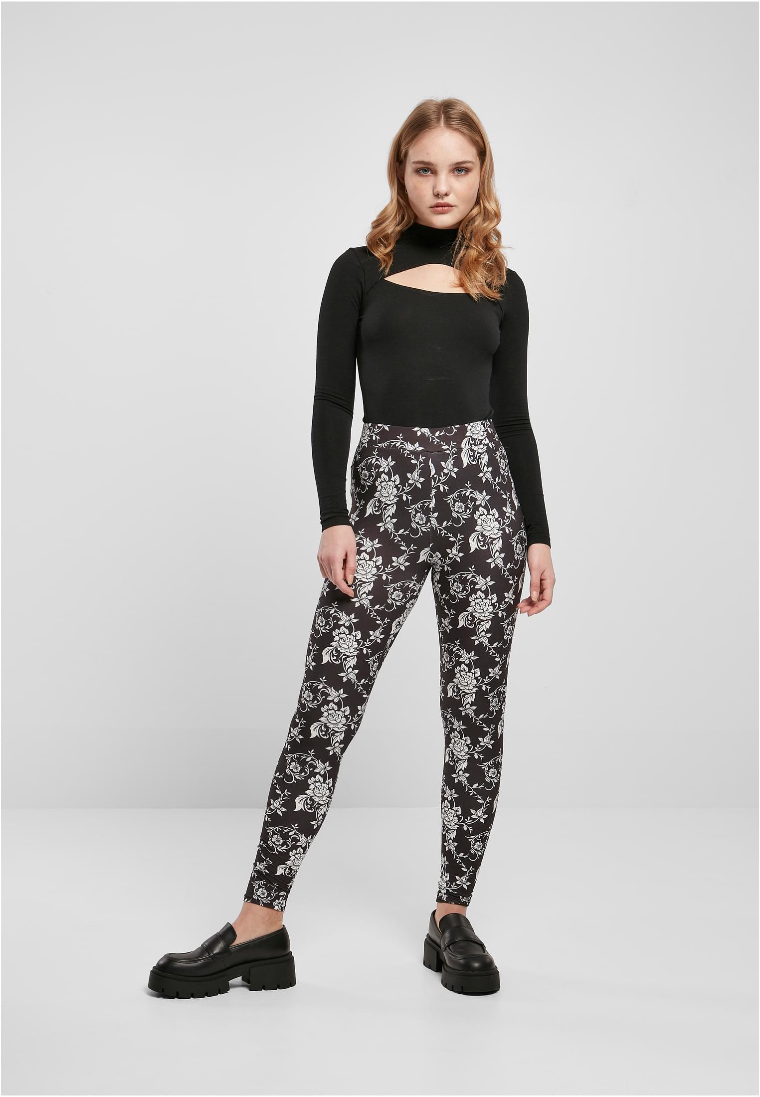 Ladies Soft AOP Leggings blackrose 3XL - variant image 4