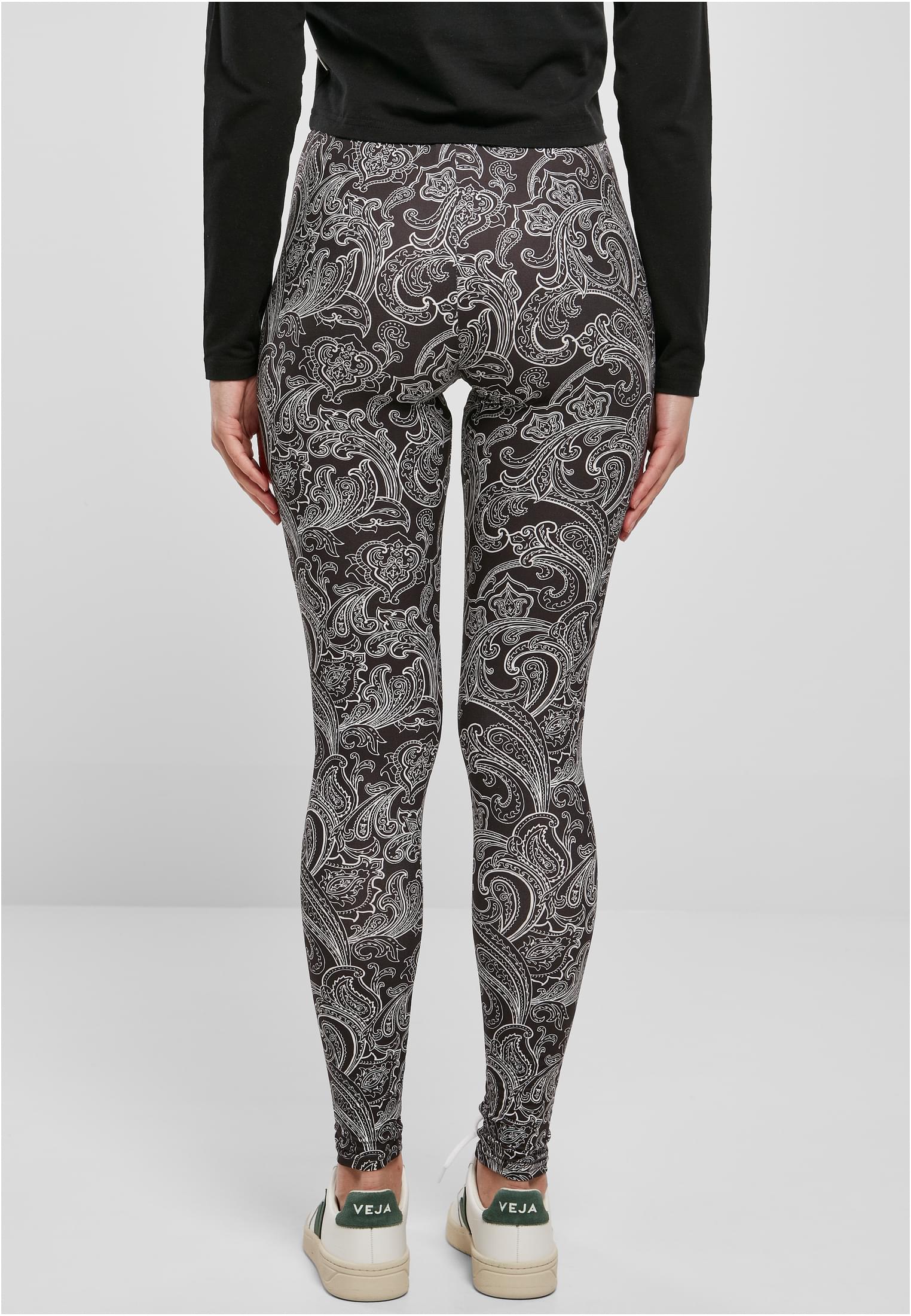 Ladies Soft AOP Leggings blacknewpaisley 3XL - variant image 2